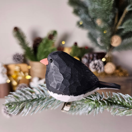 Junco Clip-on Bird Ornament