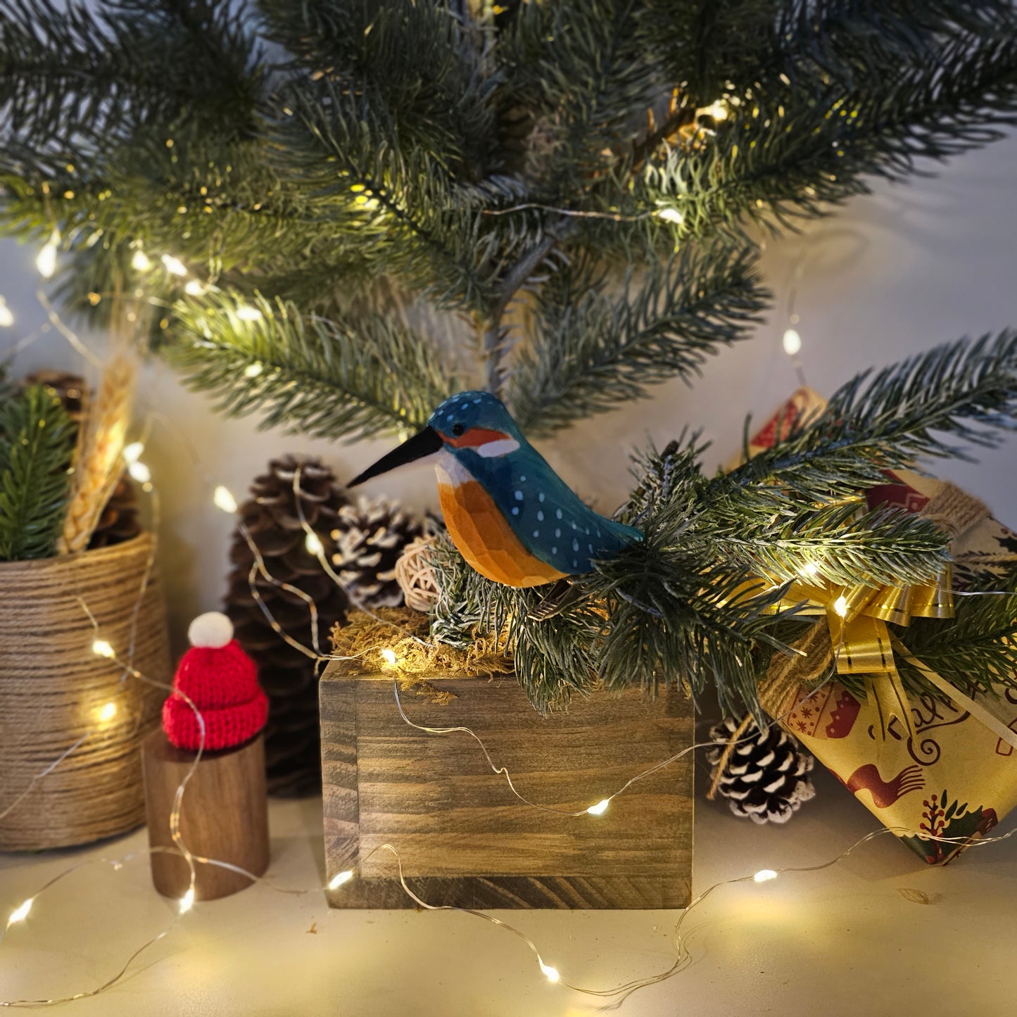 Kingfishers Clip-on Bird Ornament