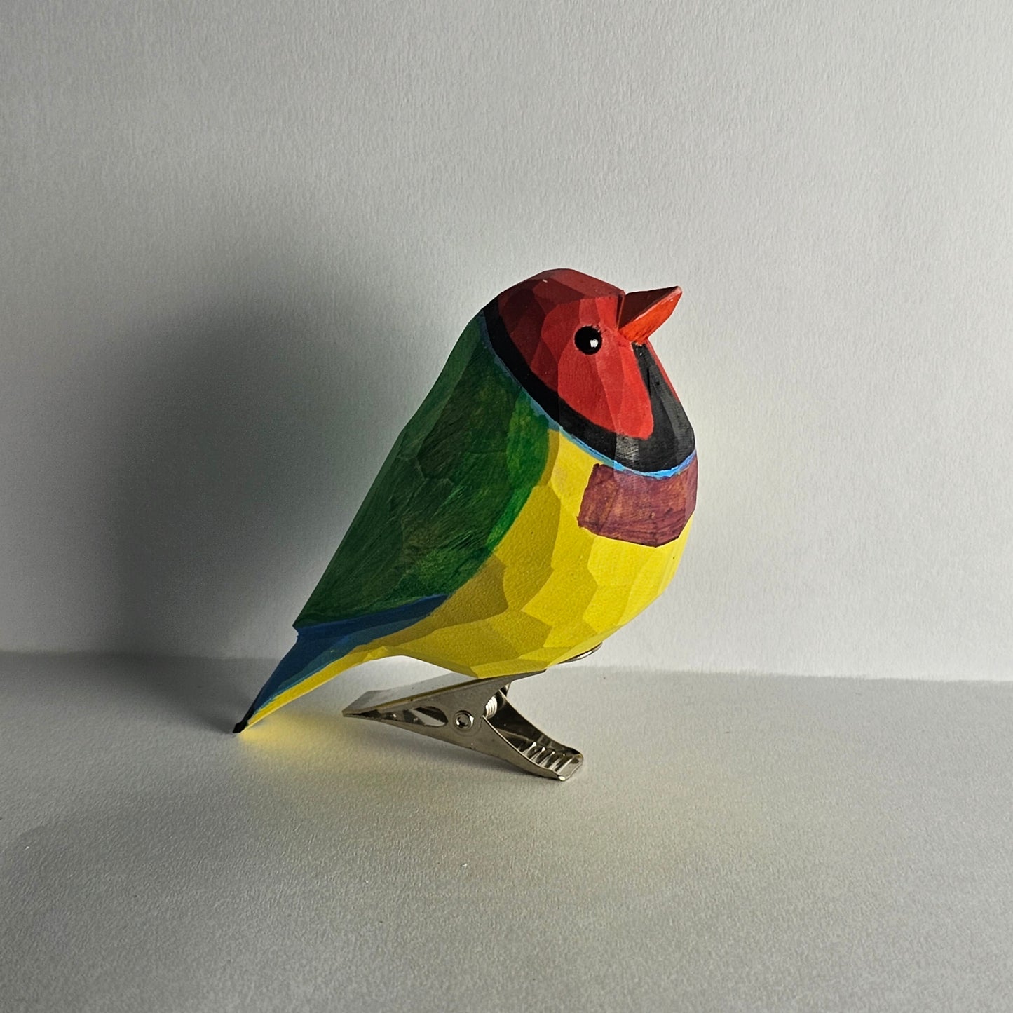 Gouldian finch Clip-on Bird Ornament