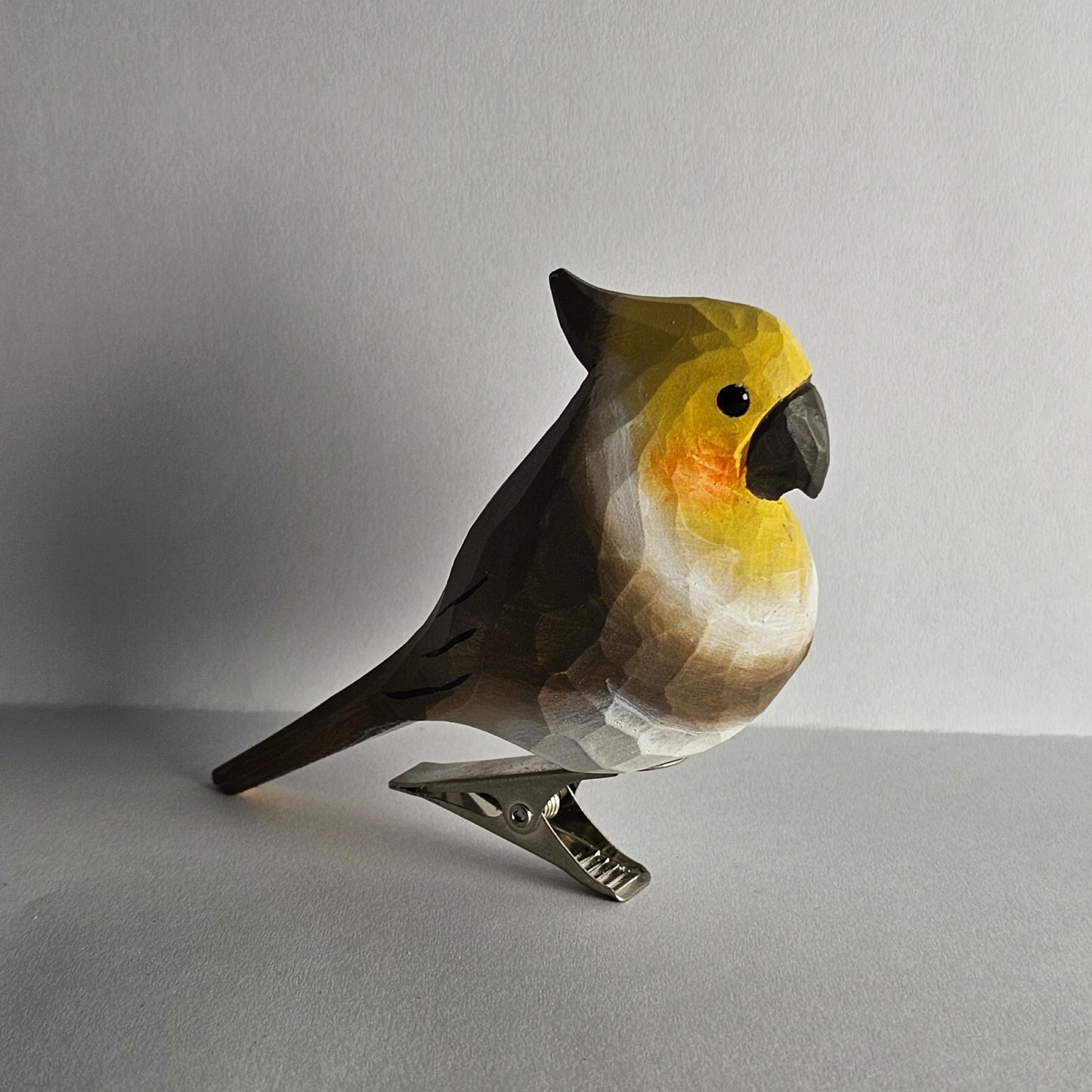 Cockatiel Clip-on Bird Ornament