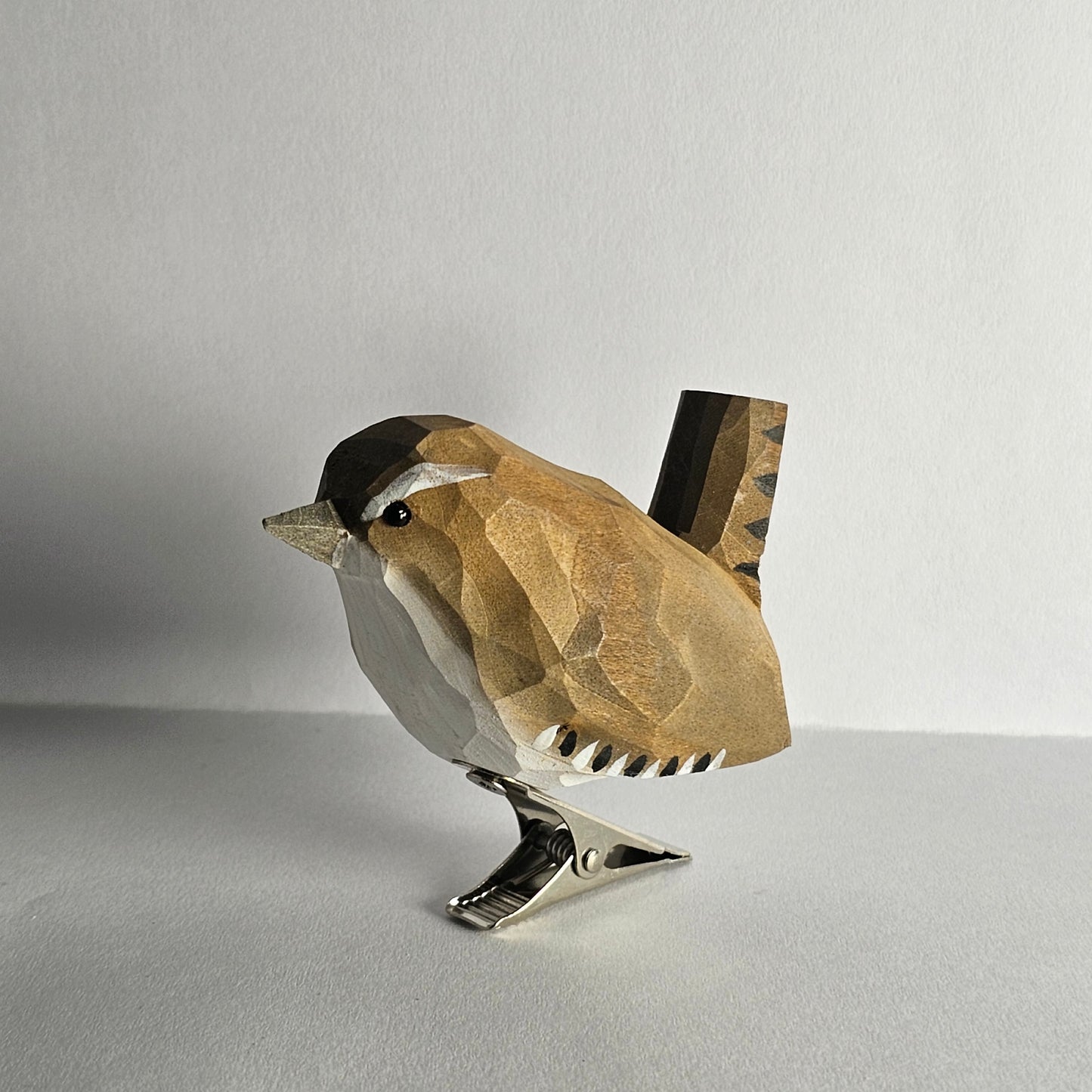 Winter Wren Bird Clip-on Ornament