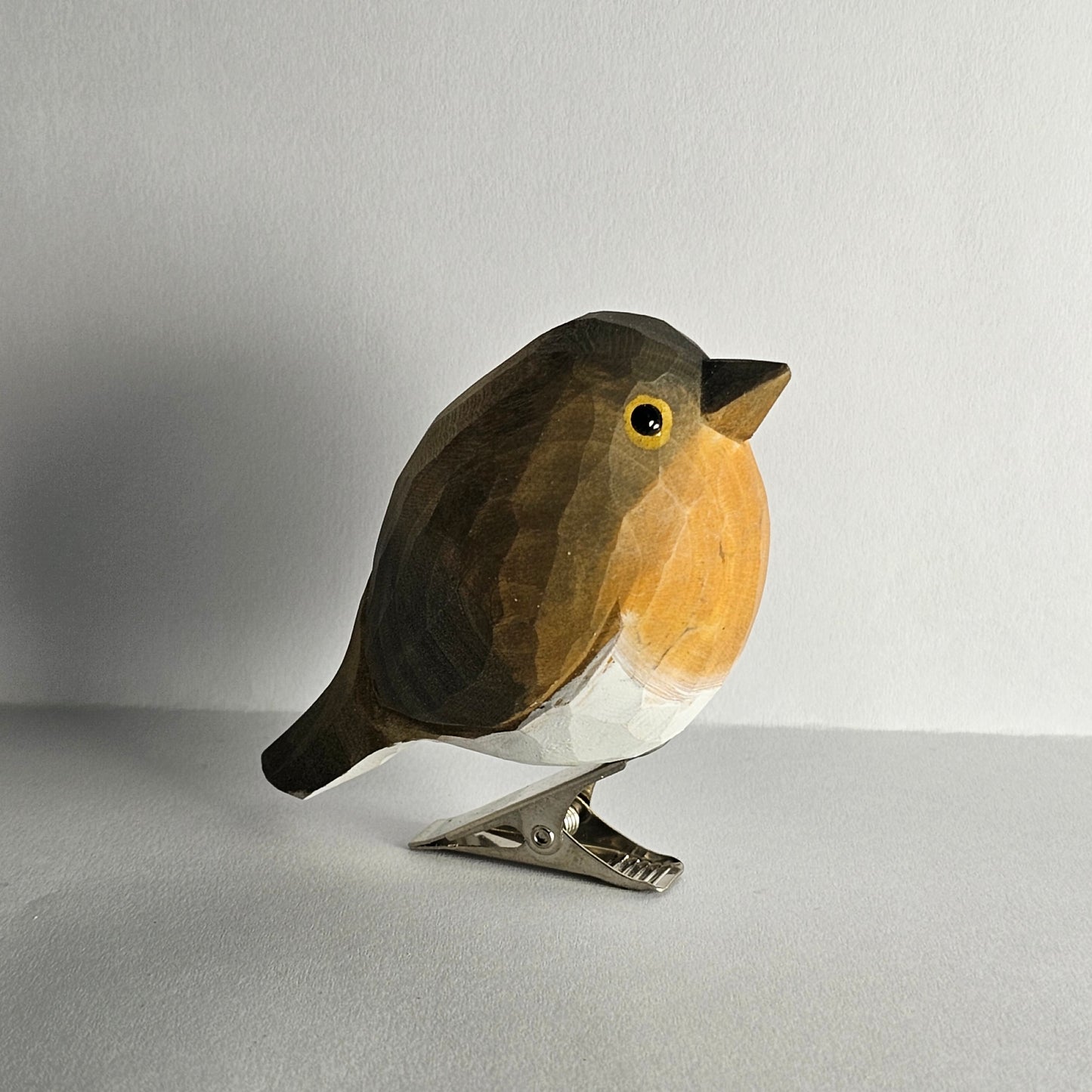 European robin (Erithacus rubecula) Clip-on Bird Ornament