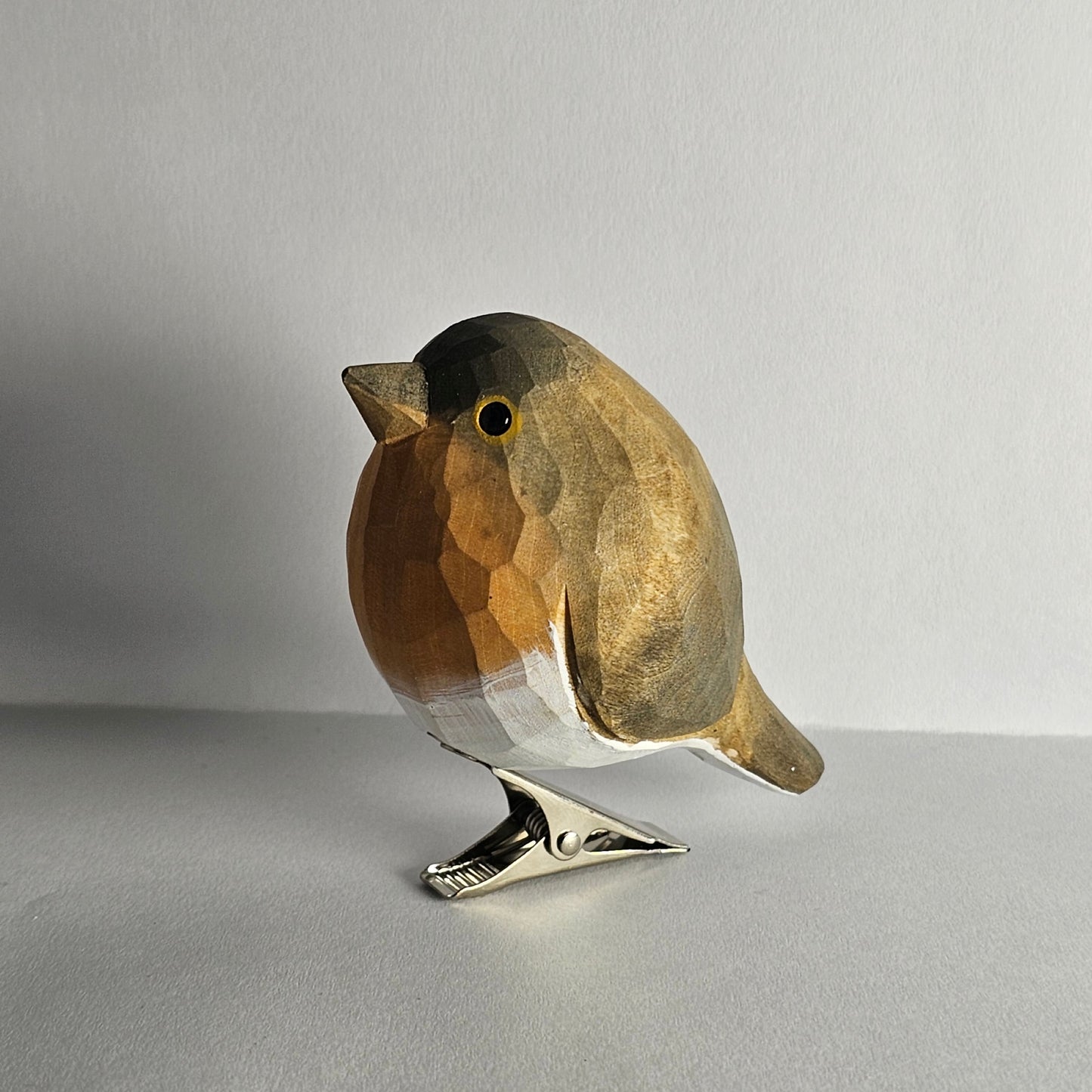 European robin (Erithacus rubecula) Clip-on Bird Ornament