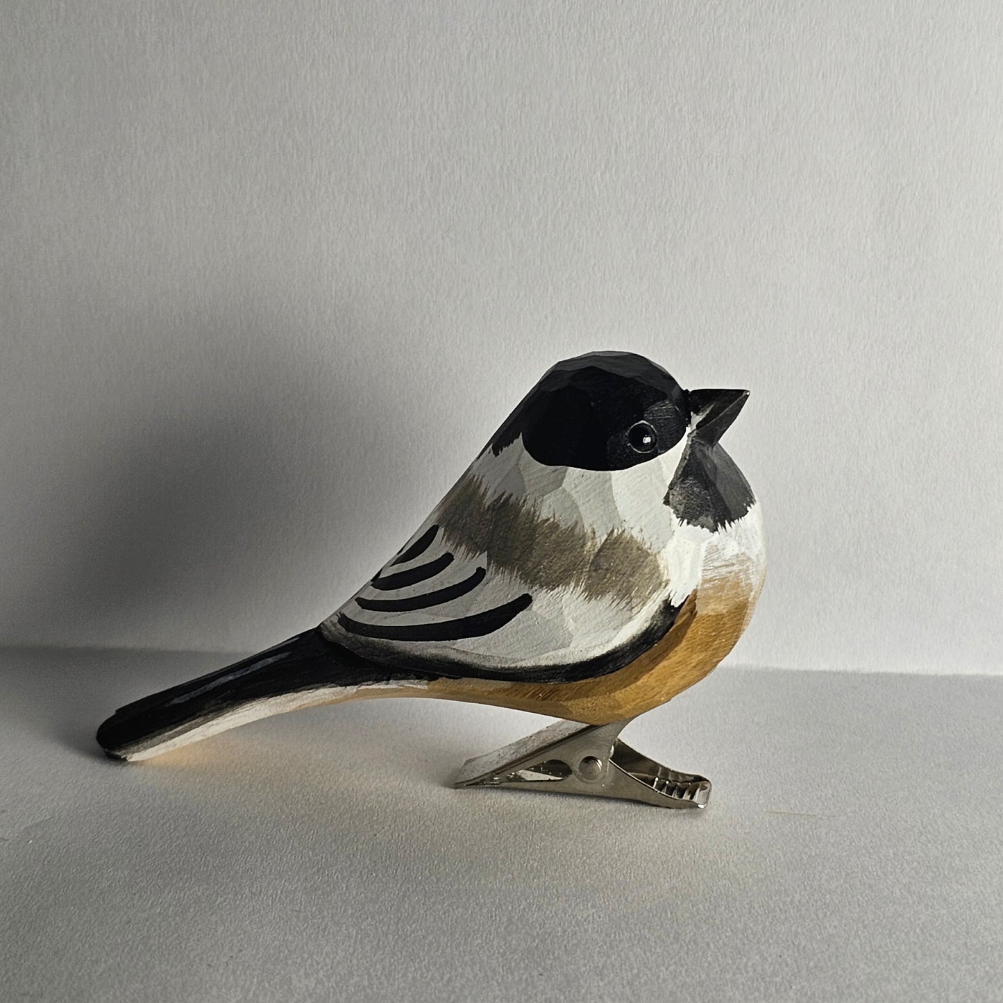 Coal Tit Clip-on Bird Ornament