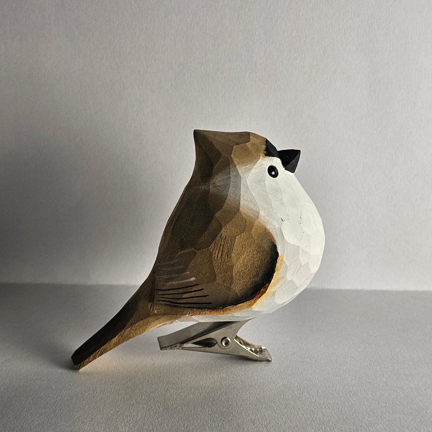 Tufted Titmouse Bird Clip-on Ornament