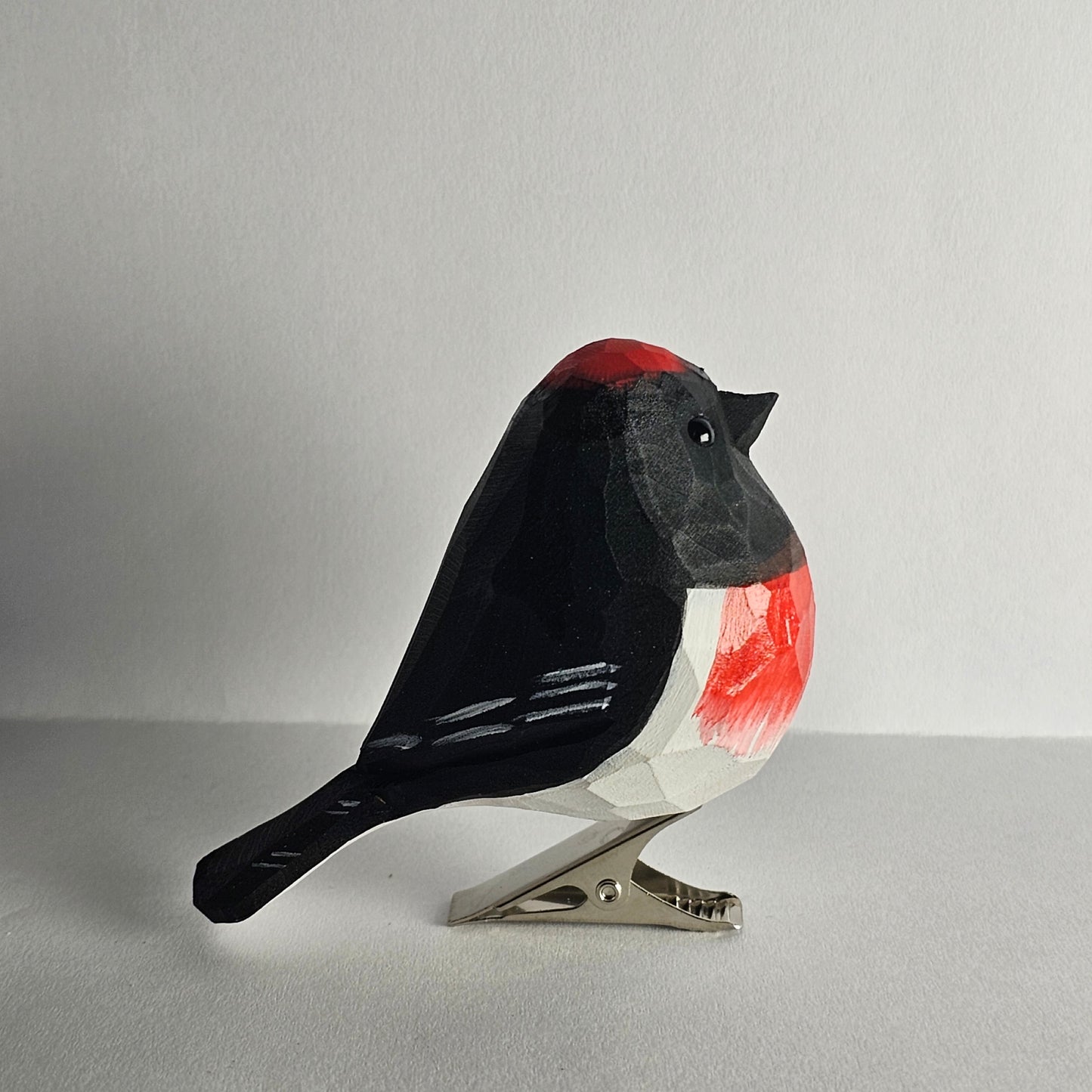 Australasian Robin Clip-on Bird Ornament