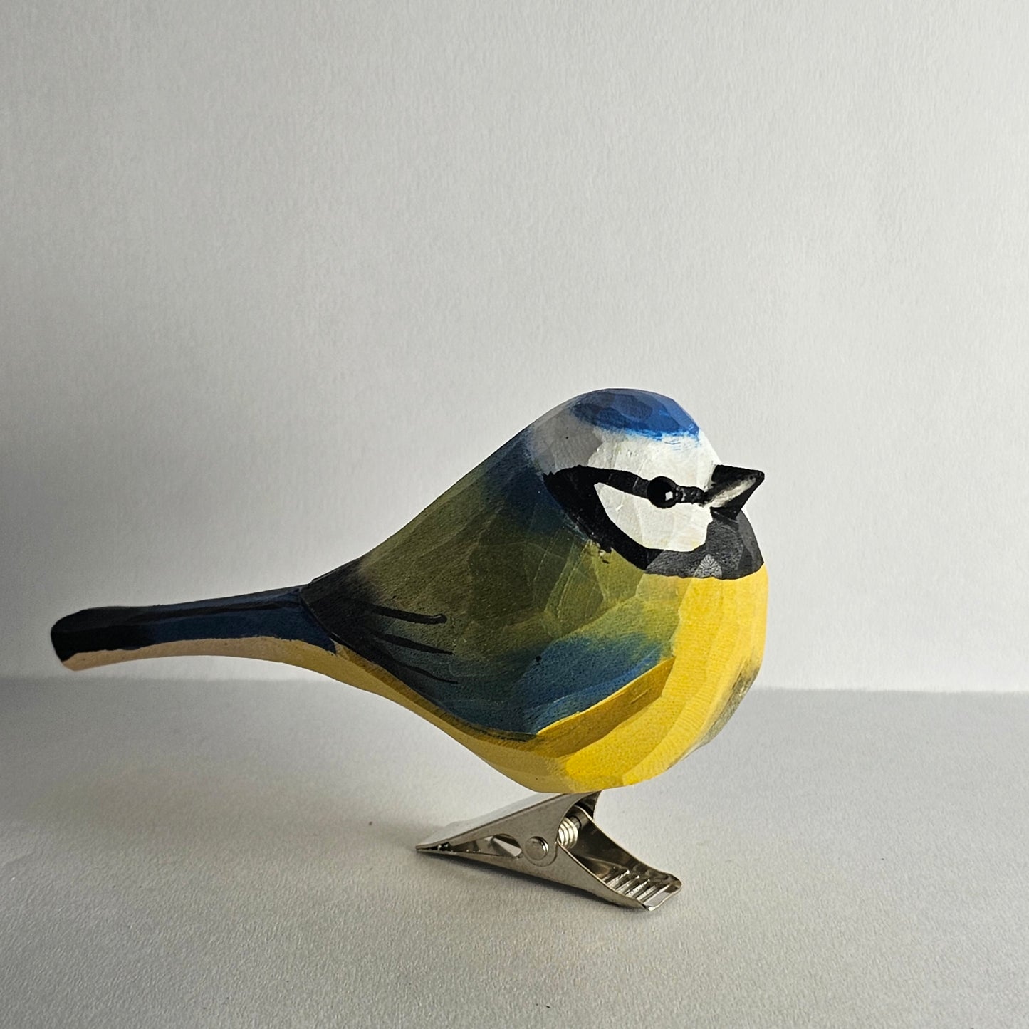 Eurasian Blue Tit Clip-on Bird Ornament