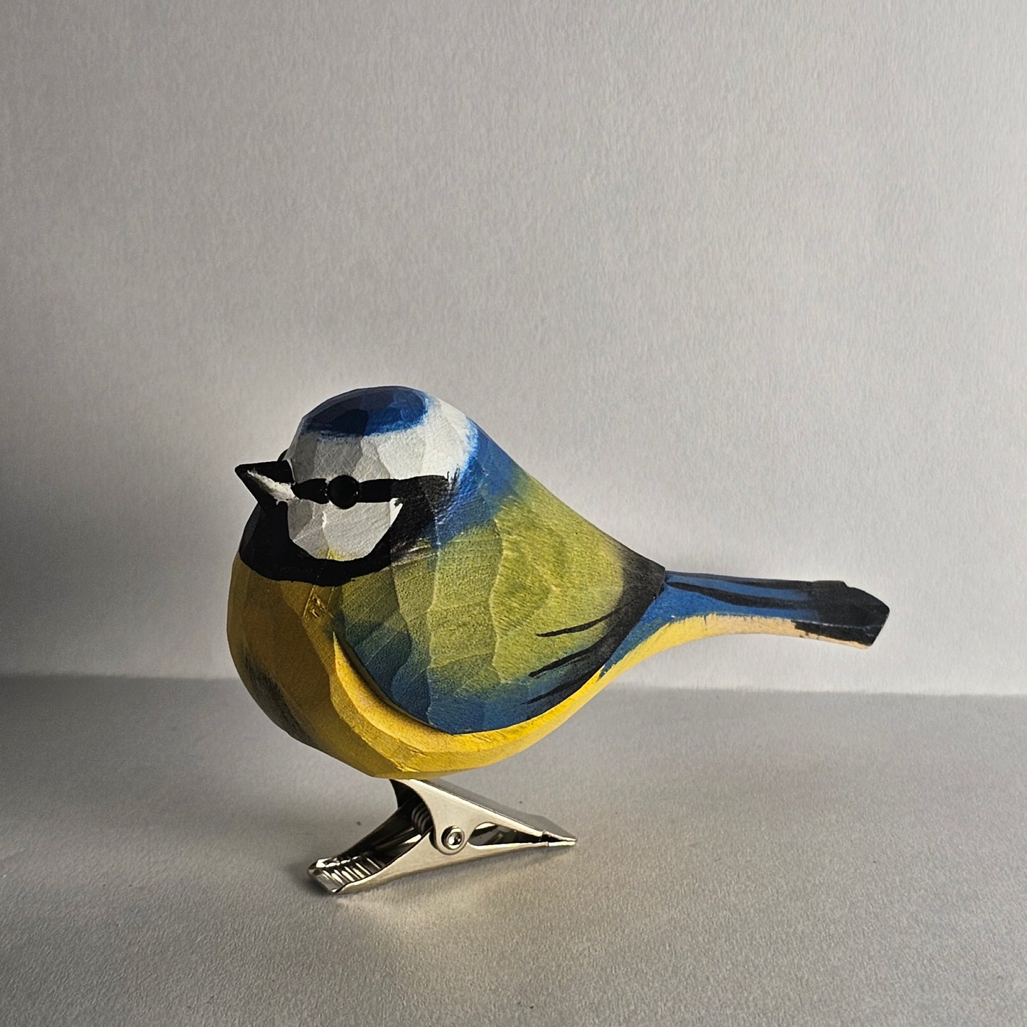 Eurasian Blue Tit Clip-on Bird Ornament