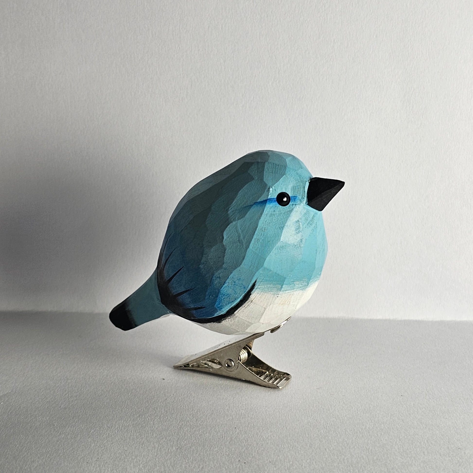 Bluebird Clip-on Bird Ornament