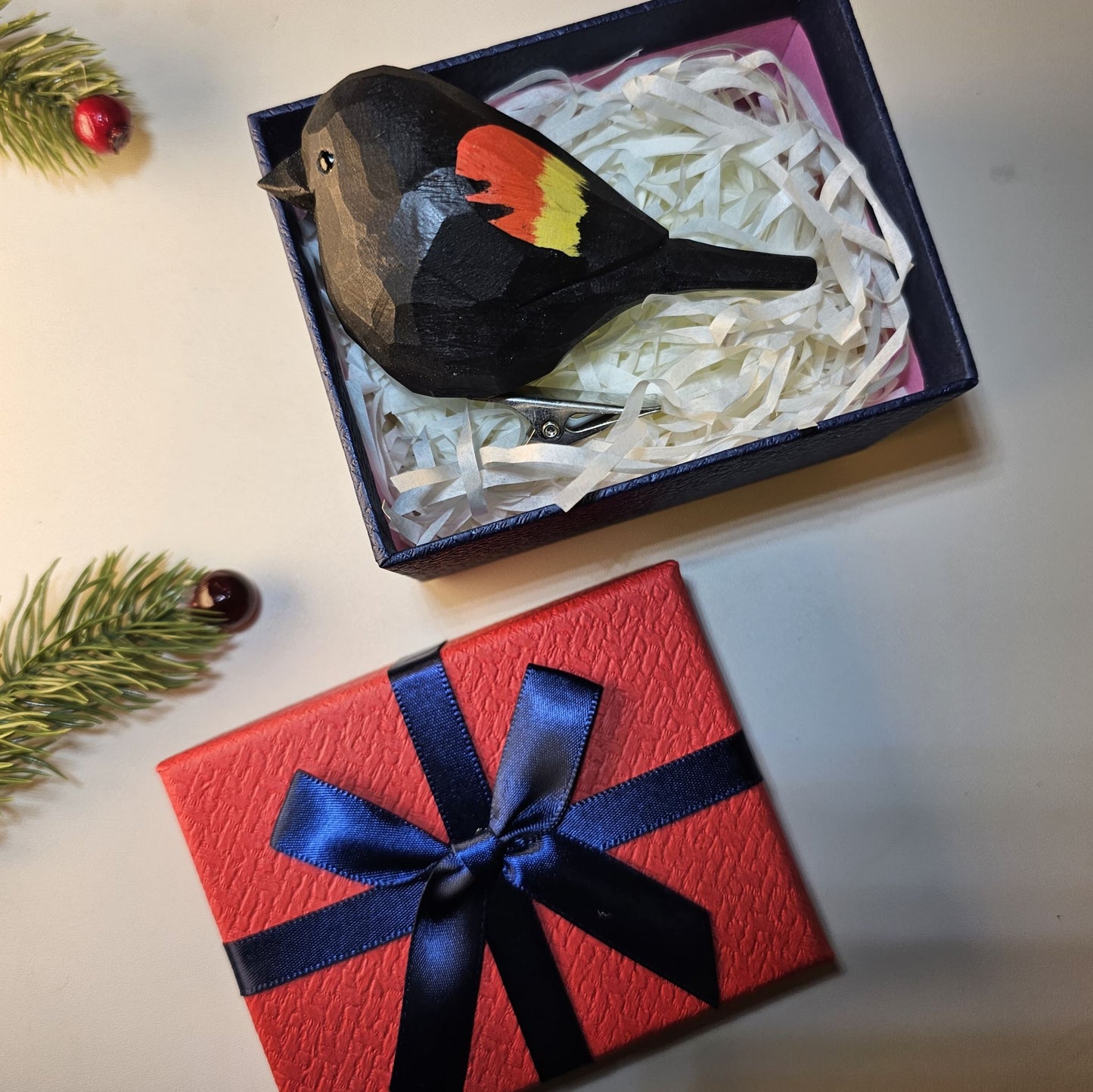 Clip-on Bird Ornaments with Gift Box Set