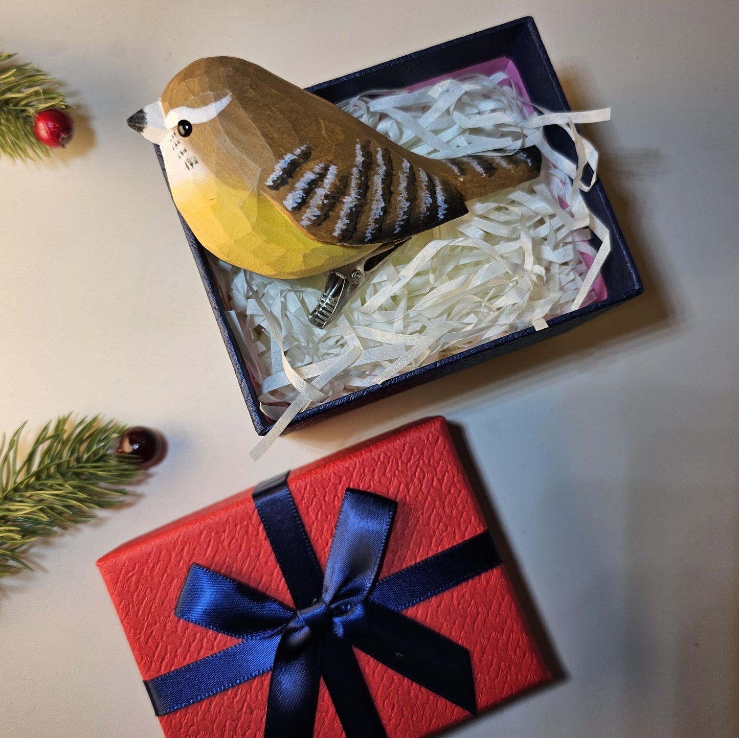 Clip-on Bird Ornaments with Gift Box Set