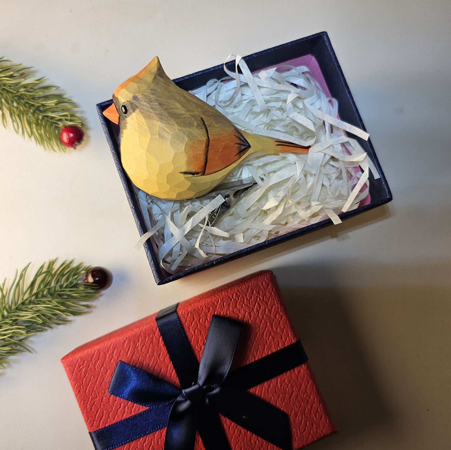 Clip-on Bird Ornaments with Gift Box Set