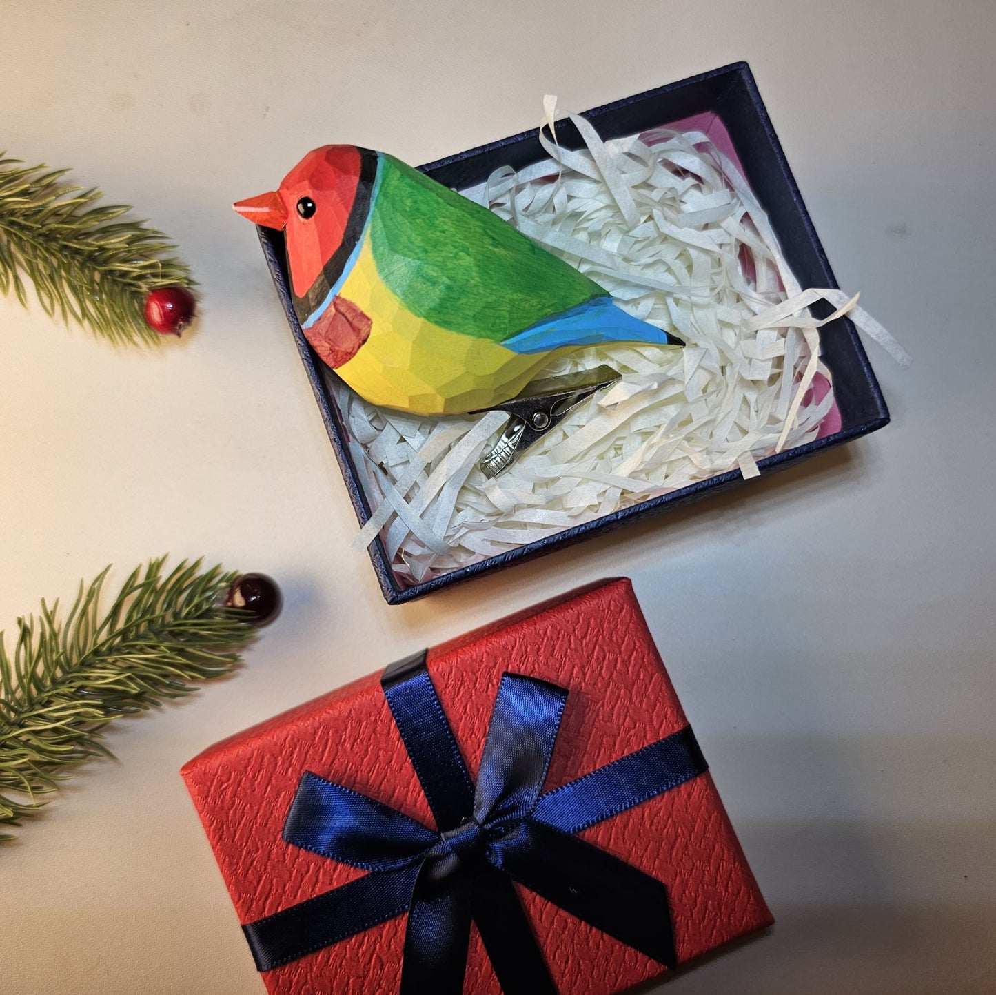 Clip-on Bird Ornaments with Gift Box Set