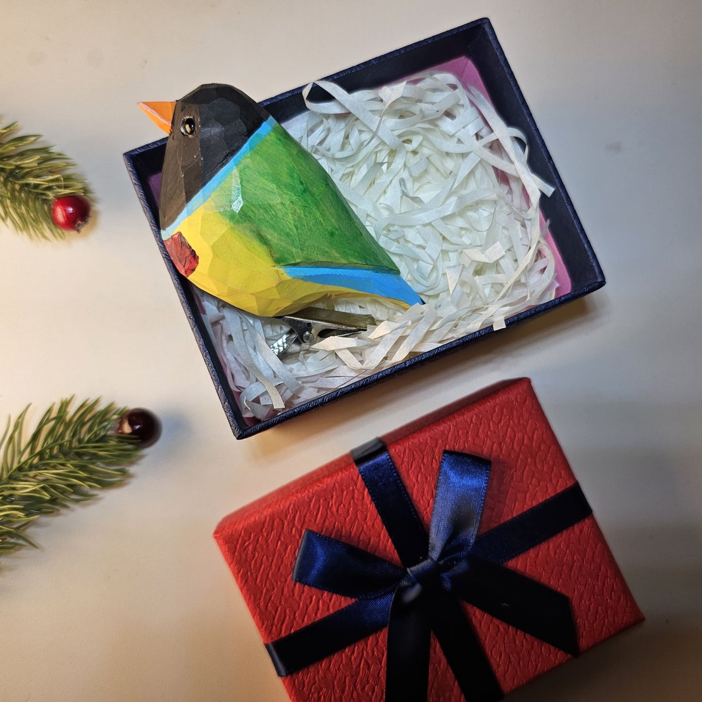 Clip-on Bird Ornaments with Gift Box Set