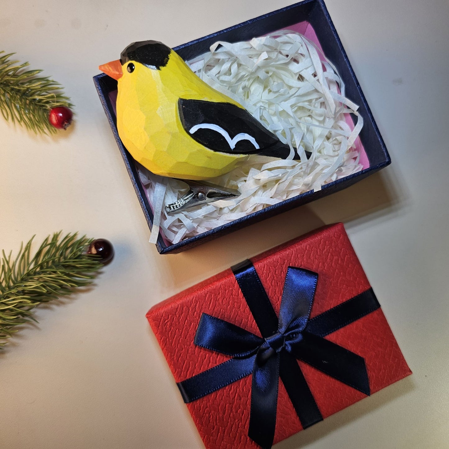 Clip-on Bird Ornaments with Gift Box Set