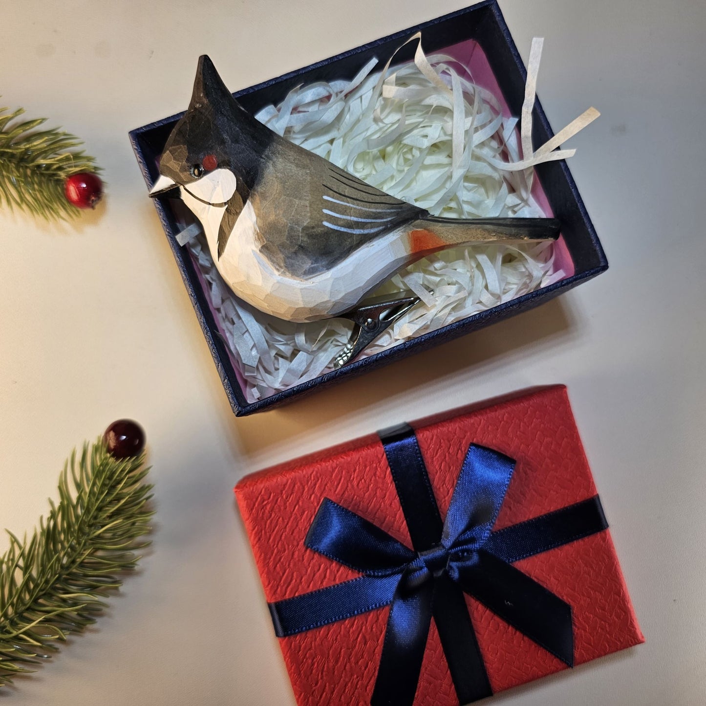 Clip-on Bird Ornaments with Gift Box Set