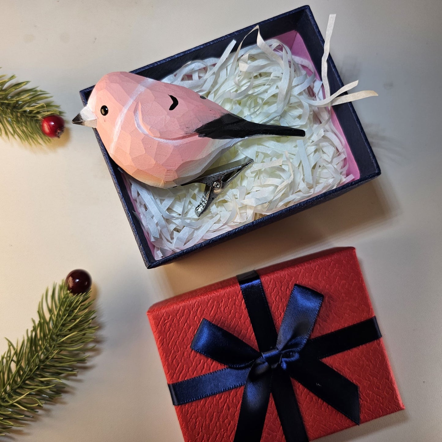 Clip-on Bird Ornaments with Gift Box Set