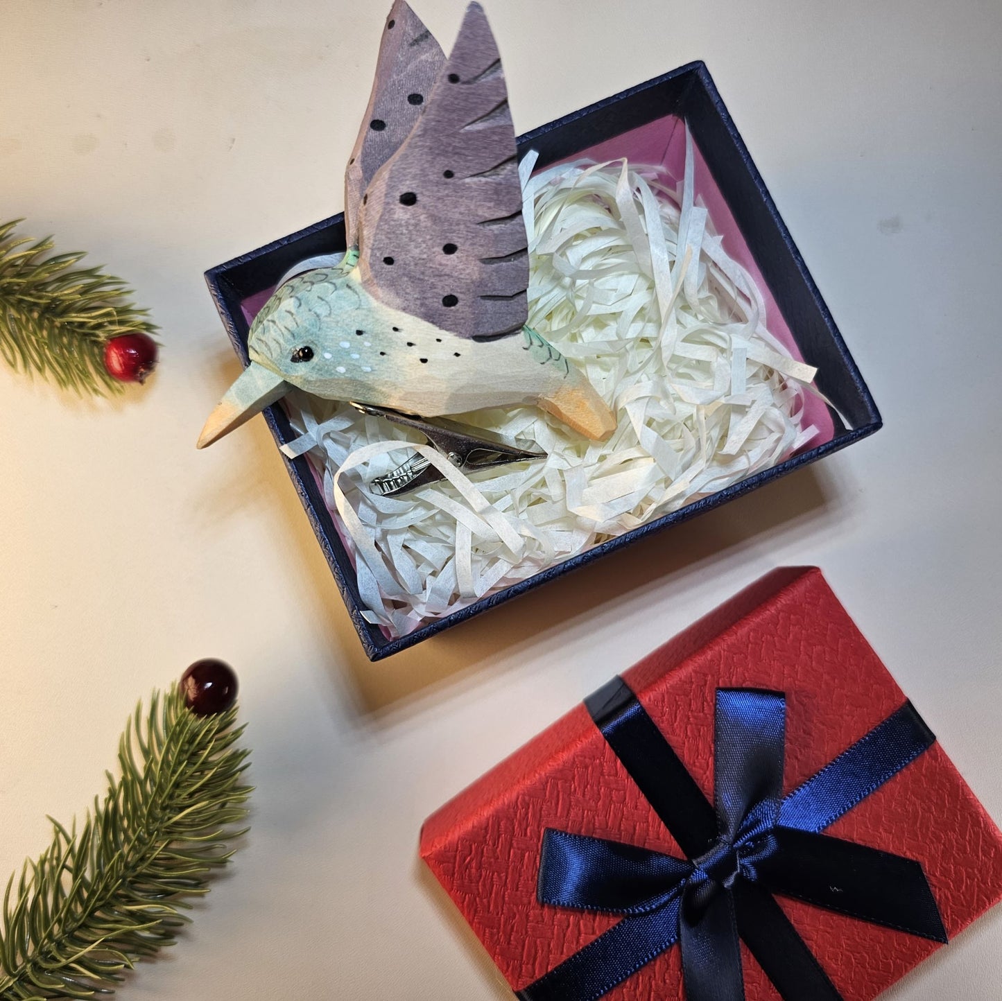 Clip-on Bird Ornaments with Gift Box Set