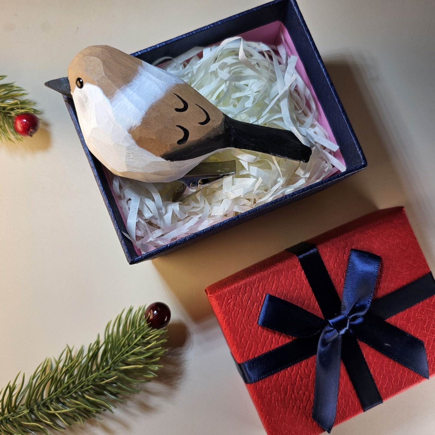 Clip-on Bird Ornaments with Gift Box Set