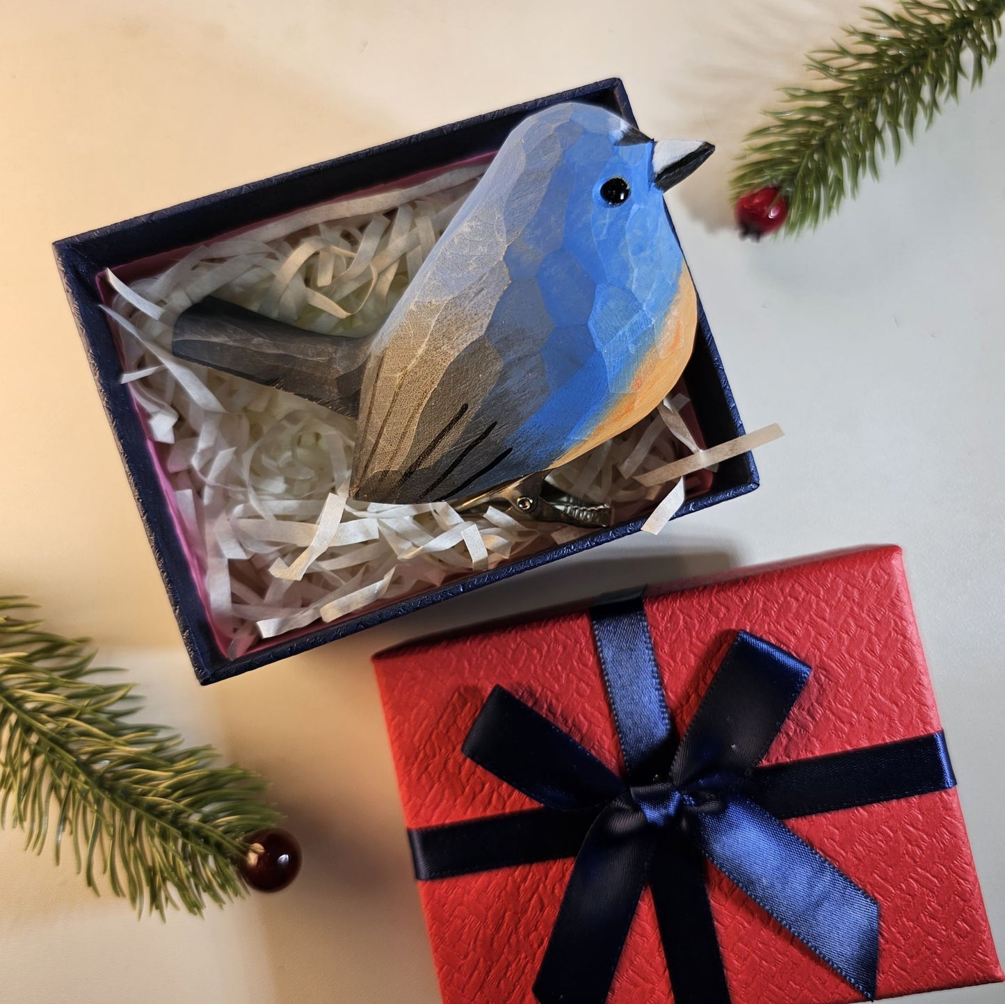 Clip-on Bird Ornaments with Gift Box Set