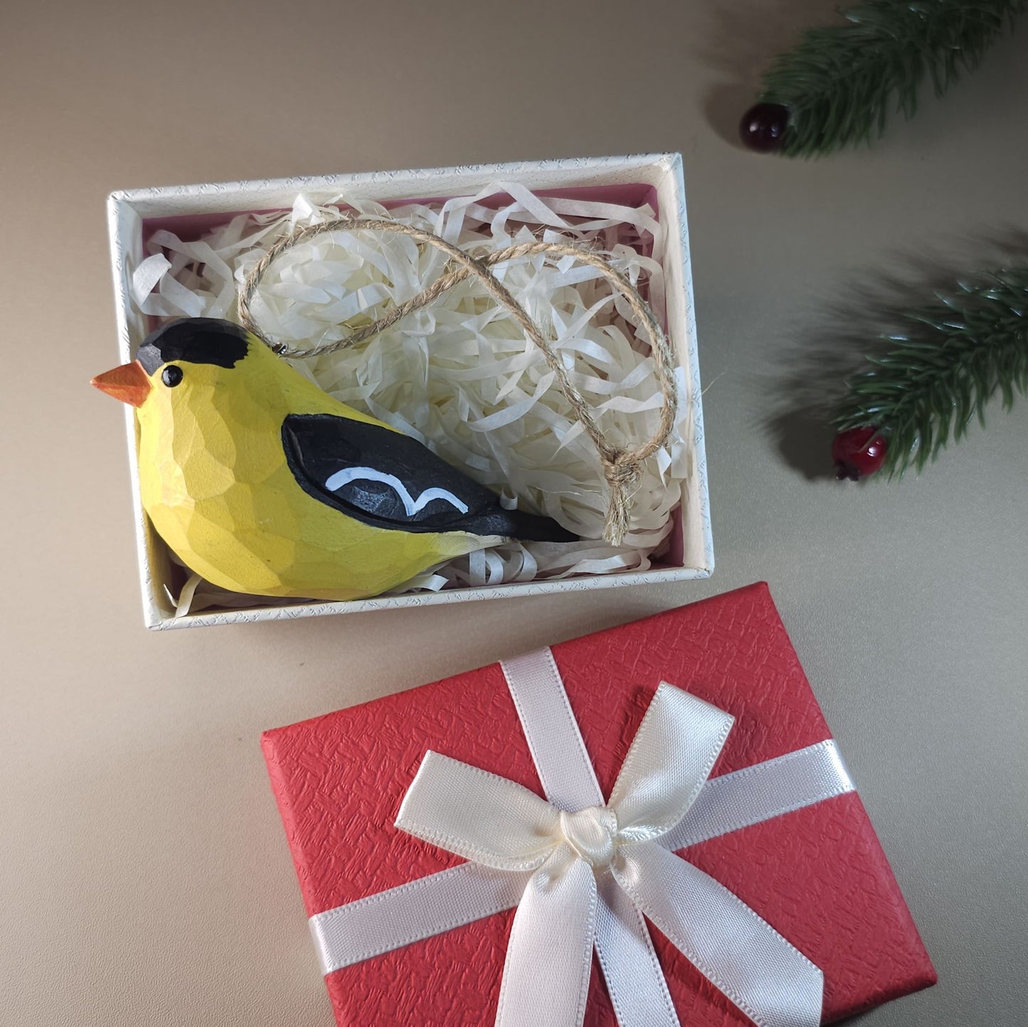 Bird Hanging Ornaments With Gift Box Set