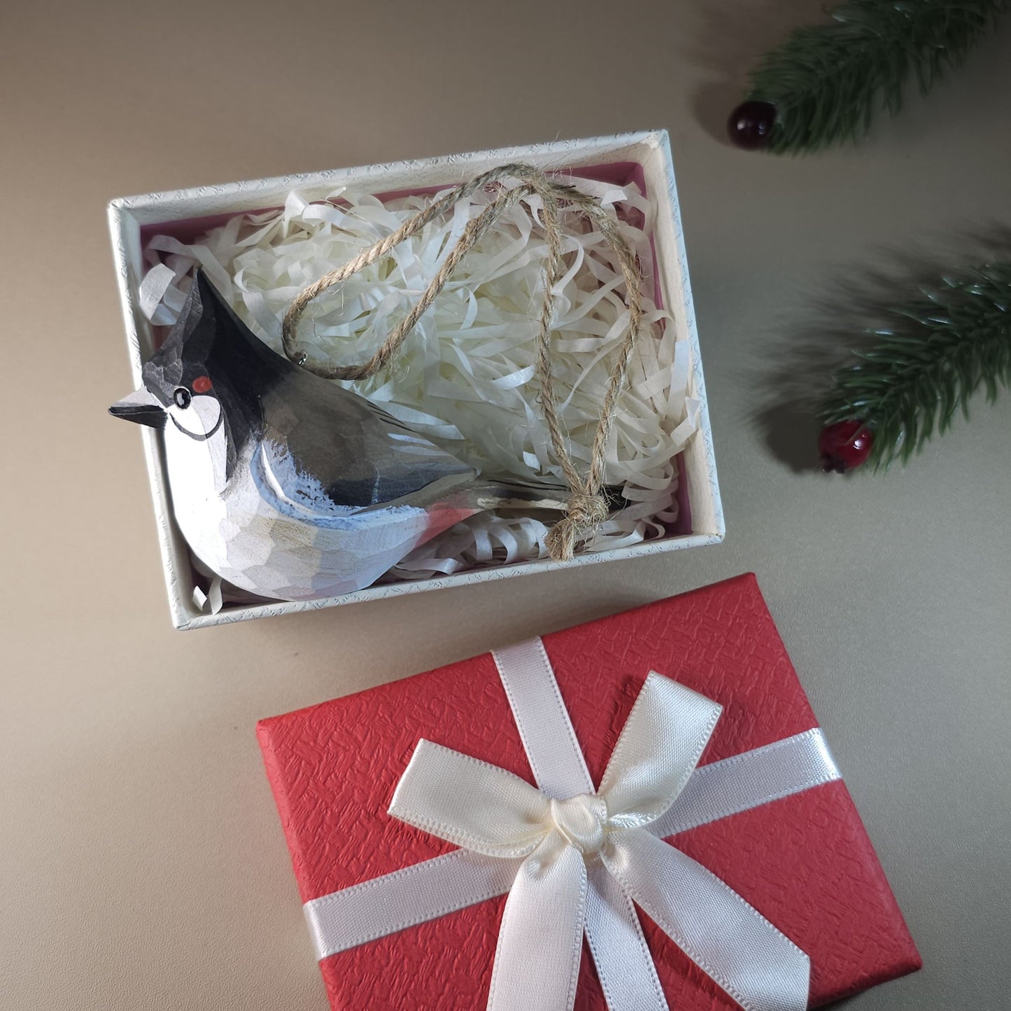 Bird Hanging Ornaments With Gift Box Set