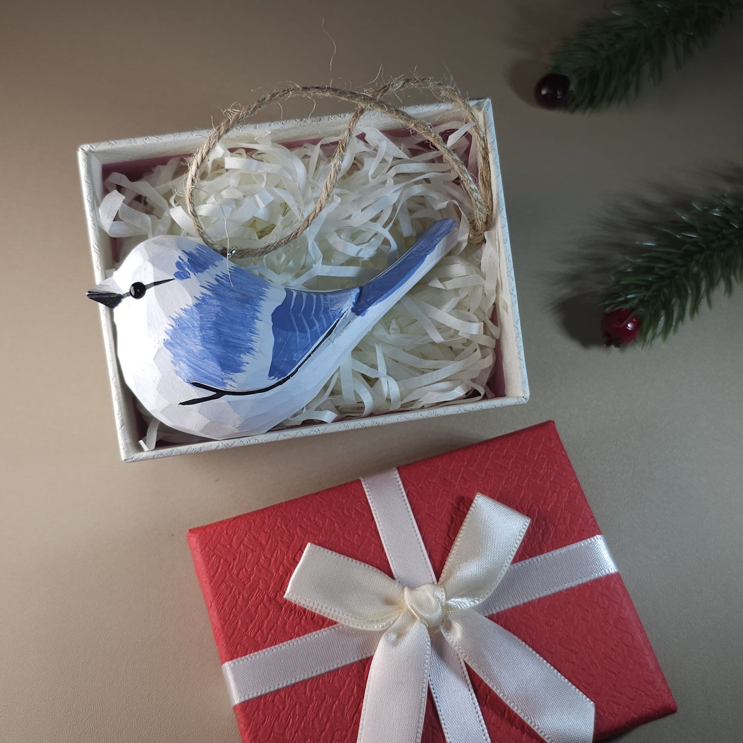 Bird Hanging Ornaments With Gift Box Set