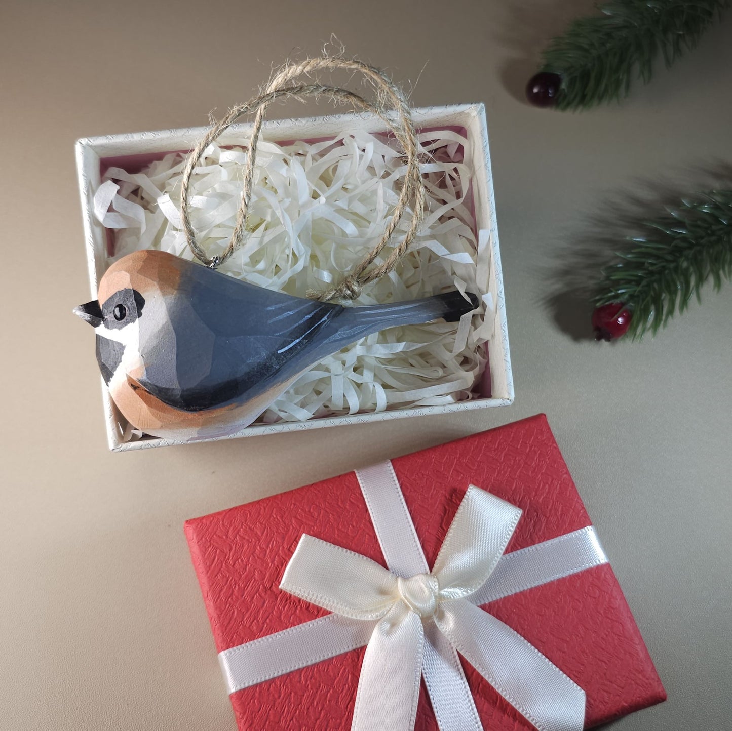 Bird Hanging Ornaments With Gift Box Set