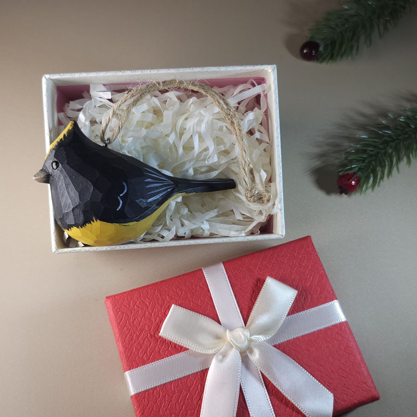 Bird Hanging Ornaments With Gift Box Set