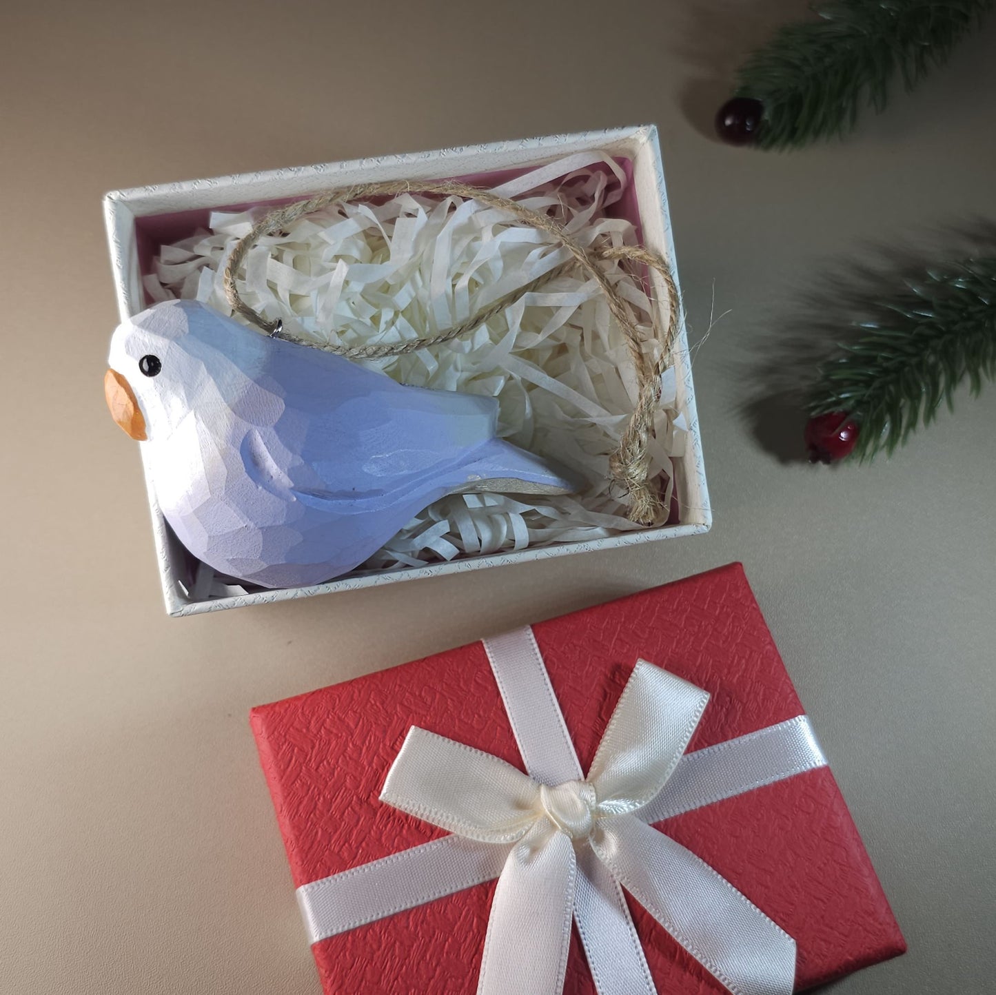 Bird Hanging Ornaments With Gift Box Set