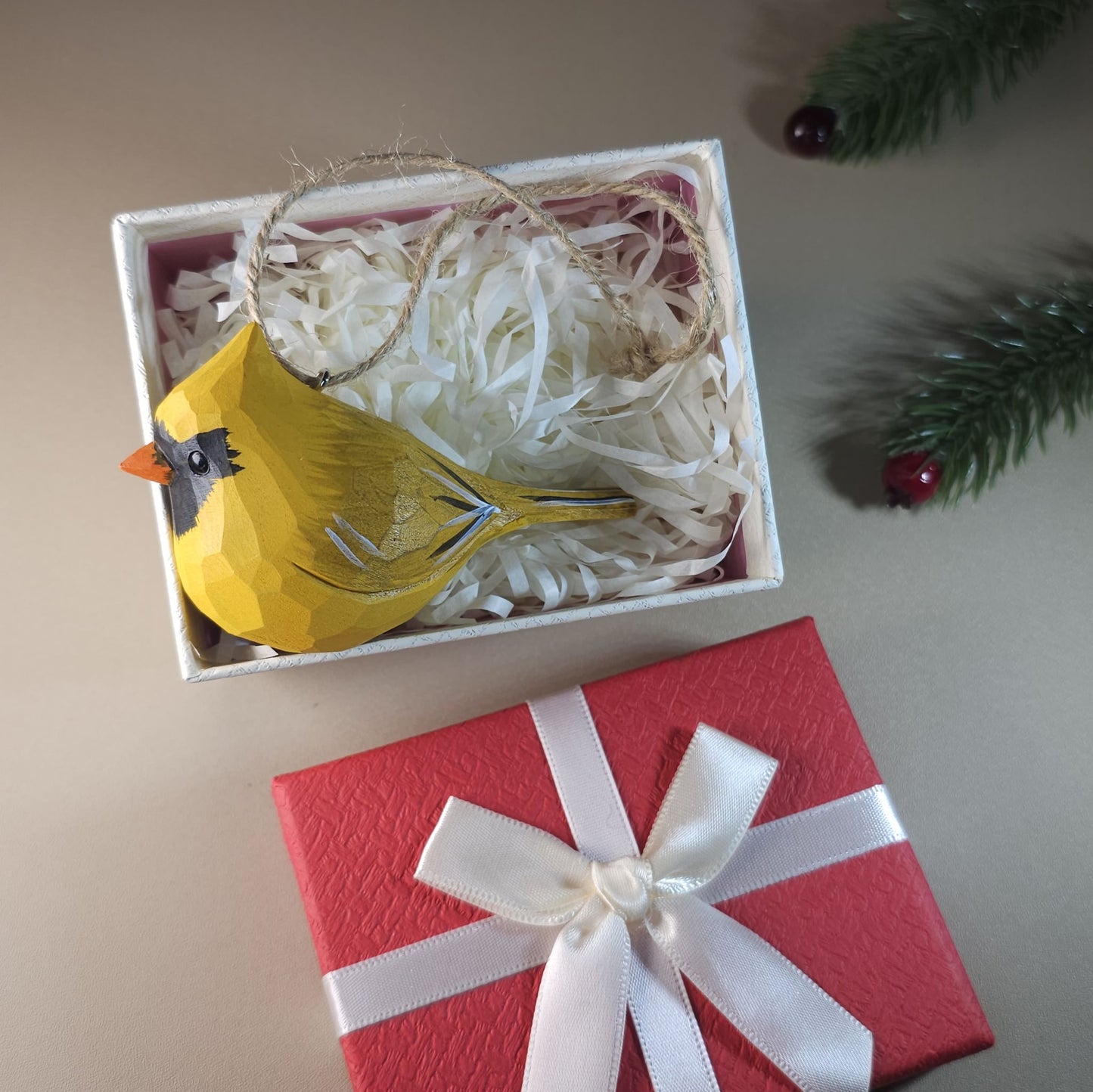 Bird Hanging Ornaments With Gift Box Set