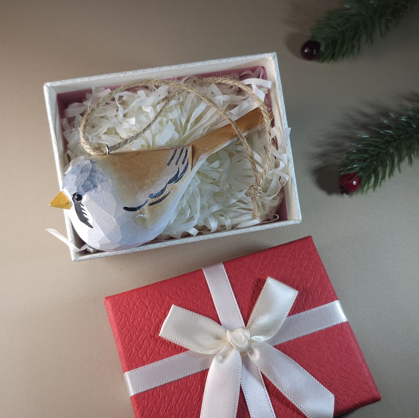 Bird Hanging Ornaments With Gift Box Set