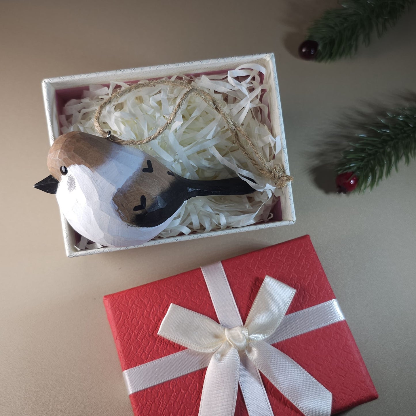 Bird Hanging Ornaments With Gift Box Set