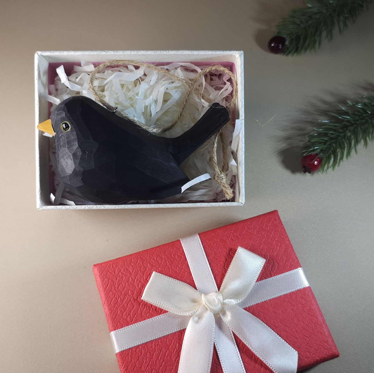 Bird Hanging Ornaments With Gift Box Set