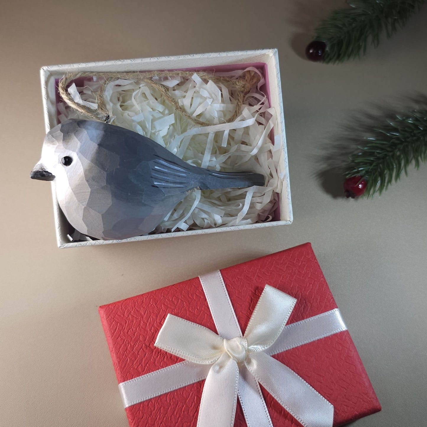 Bird Hanging Ornaments With Gift Box Set