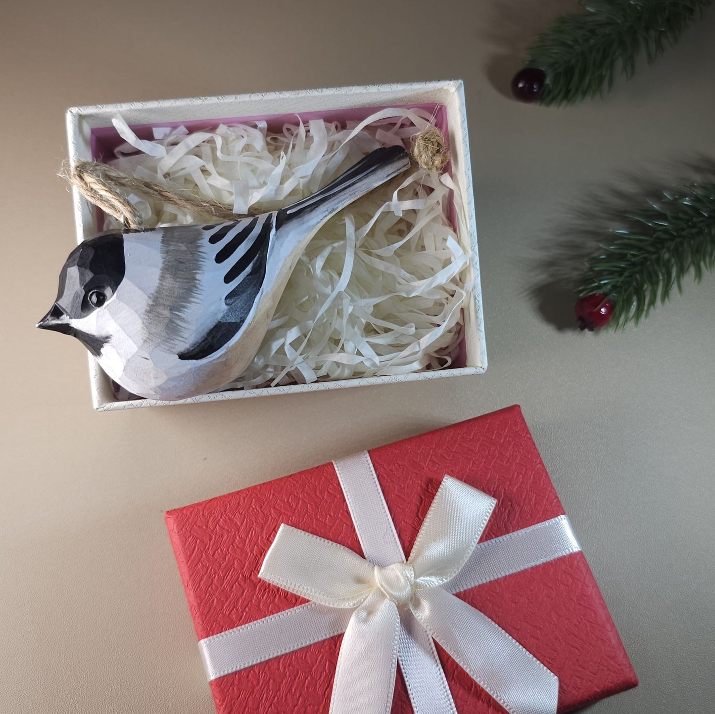 Bird Hanging Ornaments With Gift Box Set