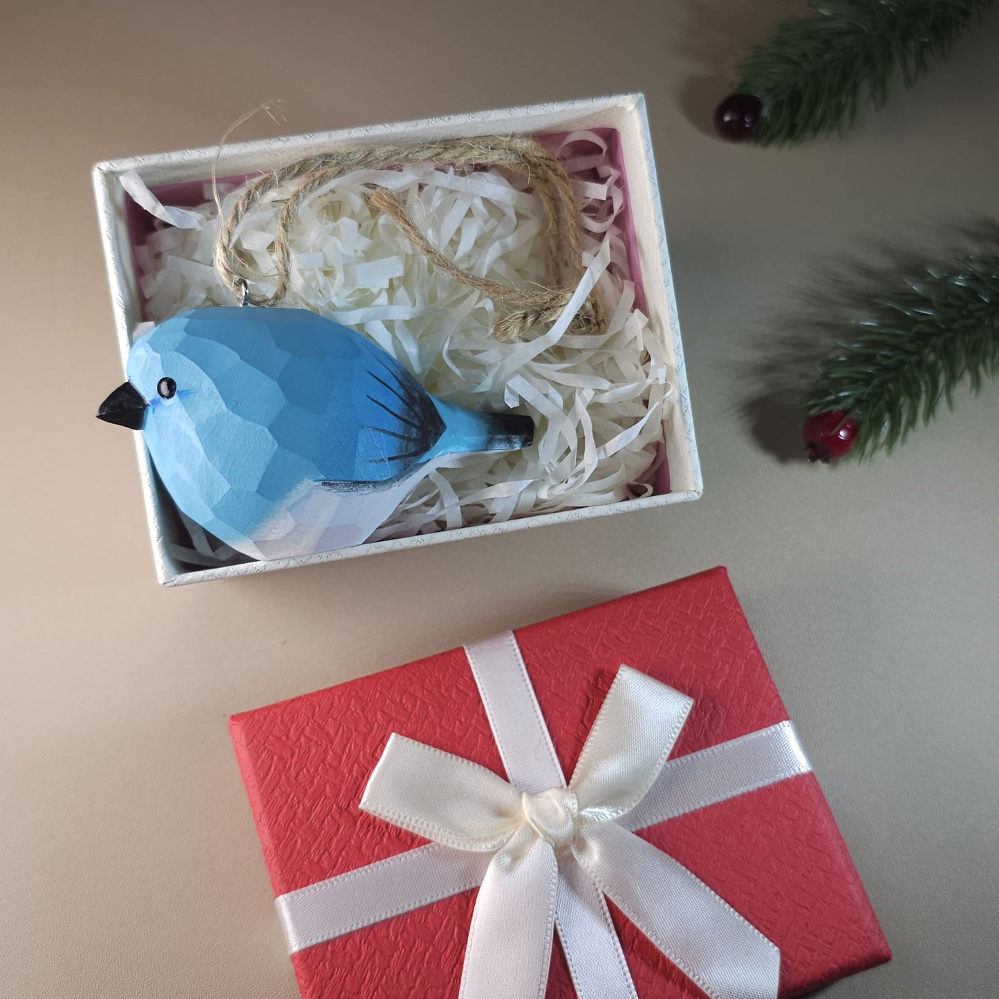 Bird Hanging Ornaments With Gift Box Set