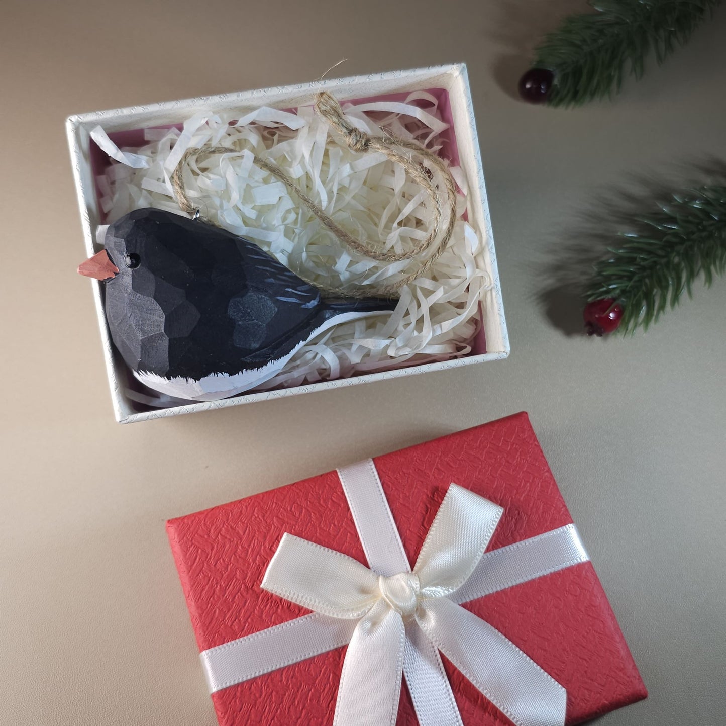 Bird Hanging Ornaments With Gift Box Set