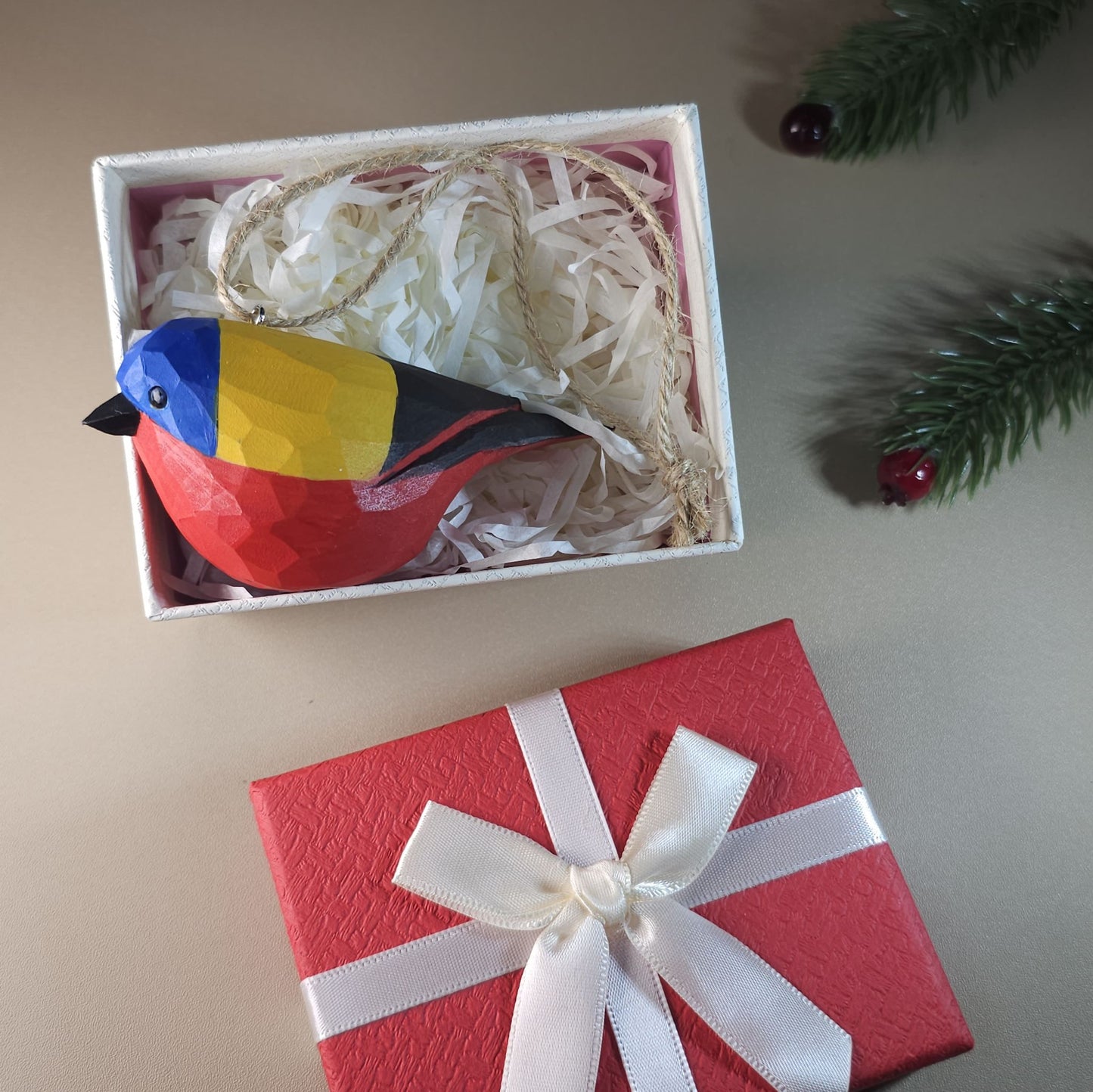 Bird Hanging Ornaments With Gift Box Set