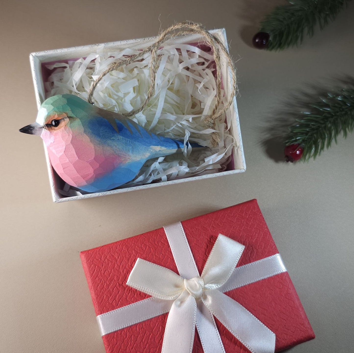 Bird Hanging Ornaments With Gift Box Set