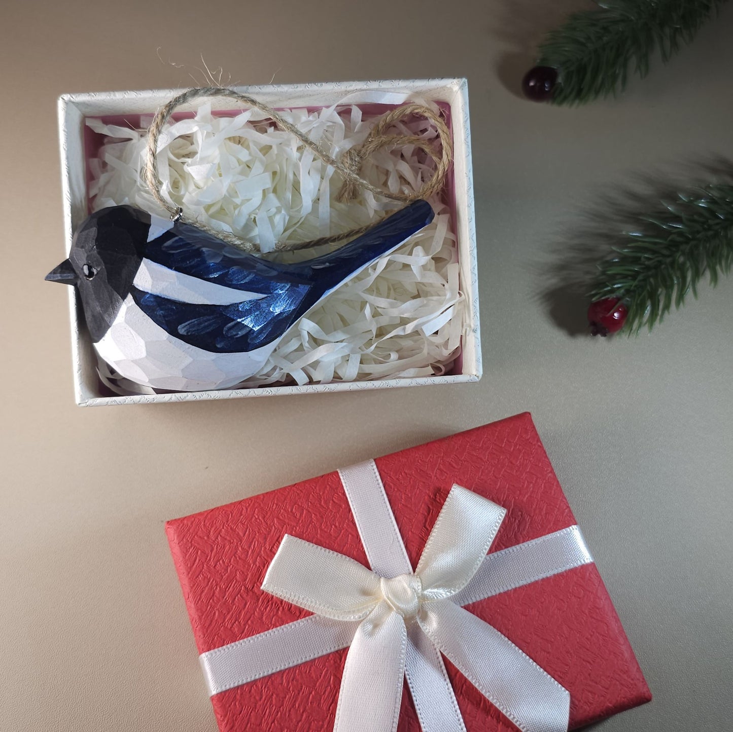 Bird Hanging Ornaments With Gift Box Set