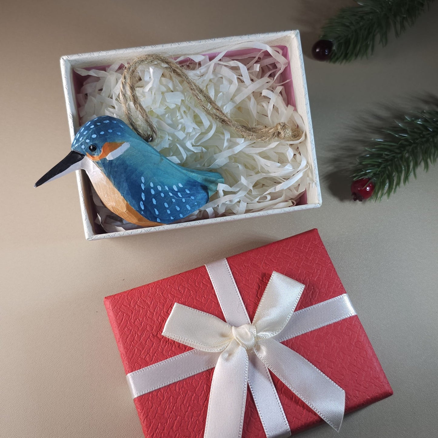 Bird Hanging Ornaments With Gift Box Set