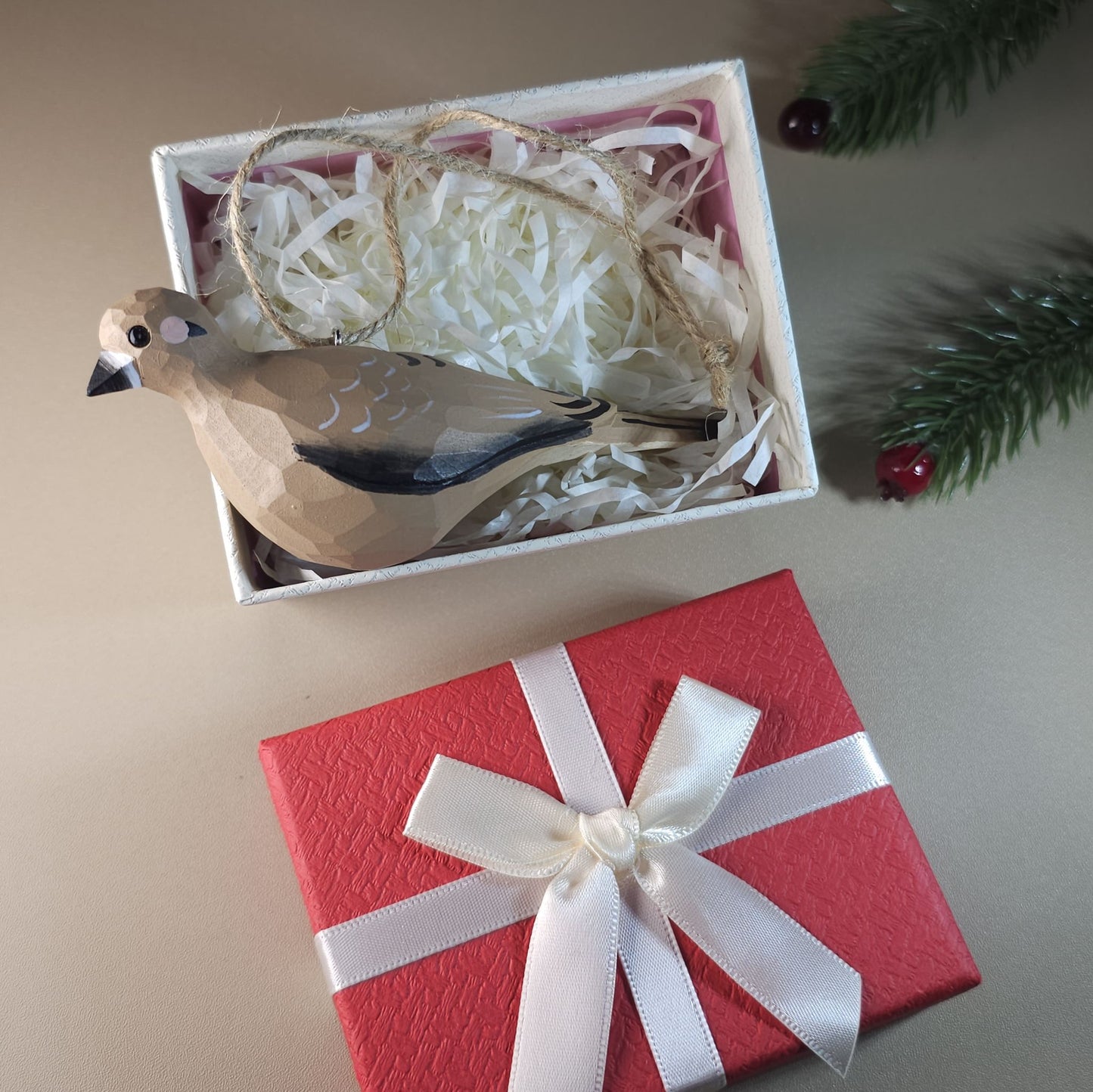 Bird Hanging Ornaments With Gift Box Set