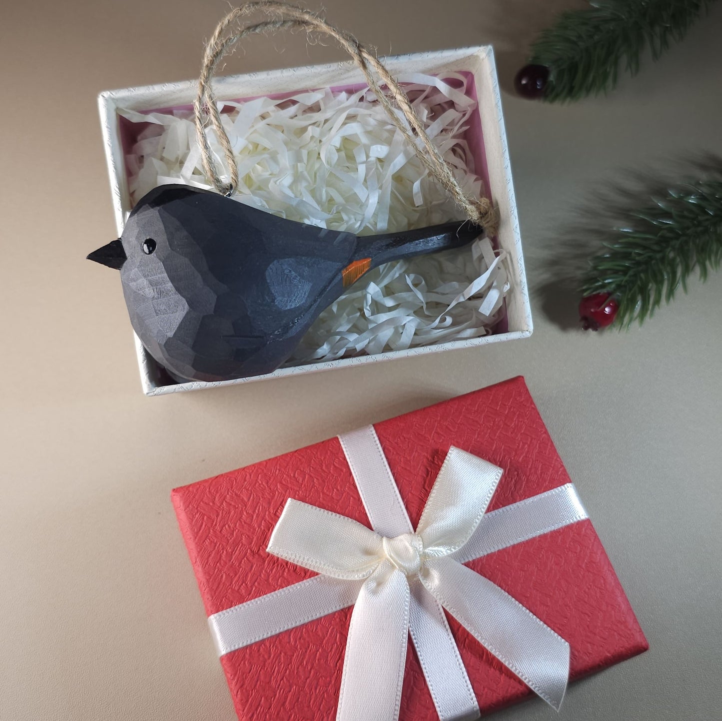 Bird Hanging Ornaments With Gift Box Set