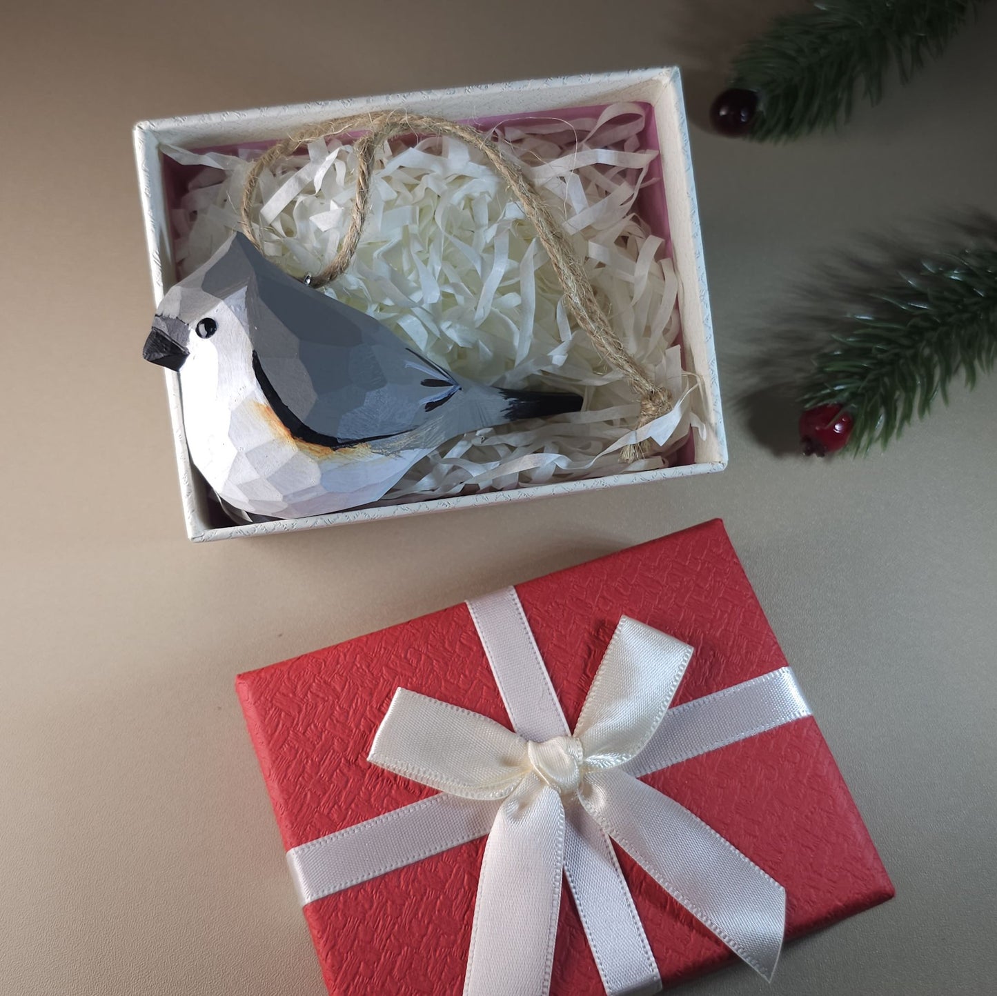 Bird Hanging Ornaments With Gift Box Set