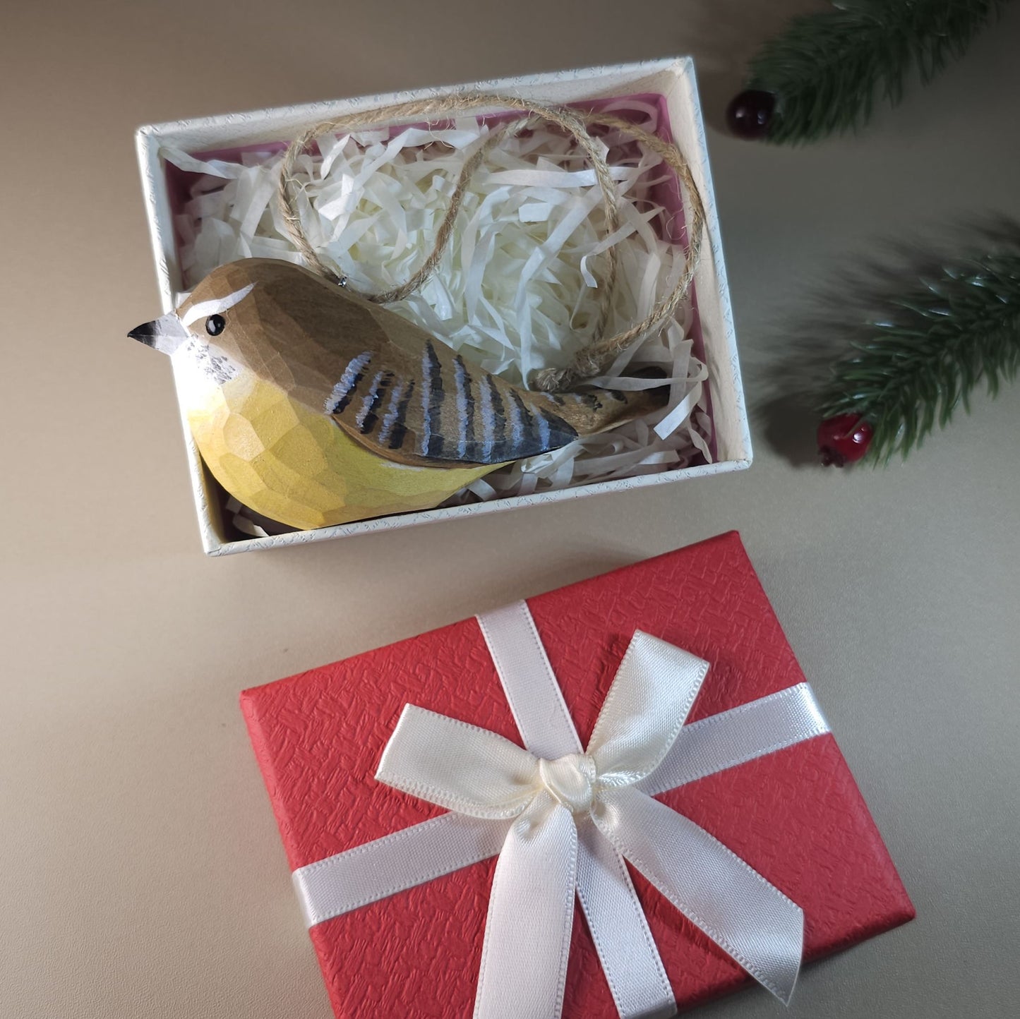 Bird Hanging Ornaments With Gift Box Set