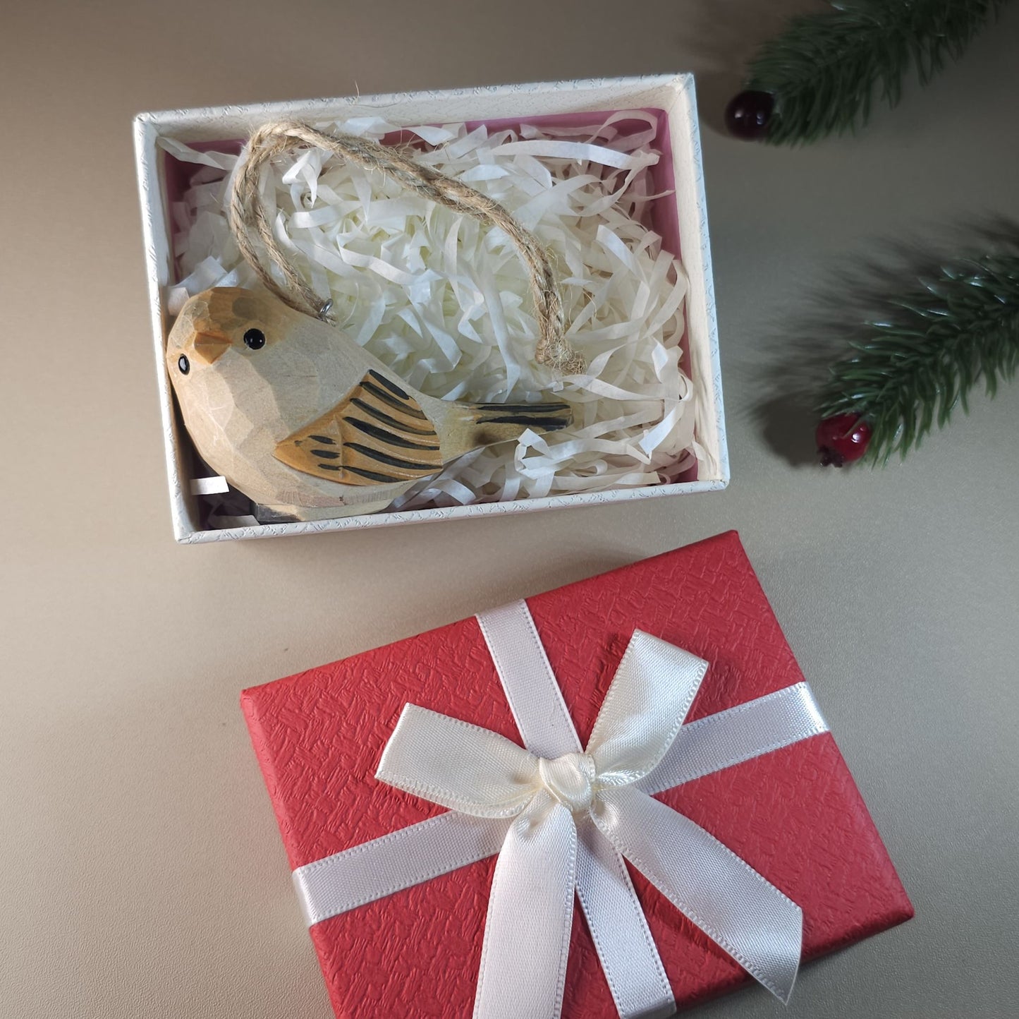 Bird Hanging Ornaments With Gift Box Set