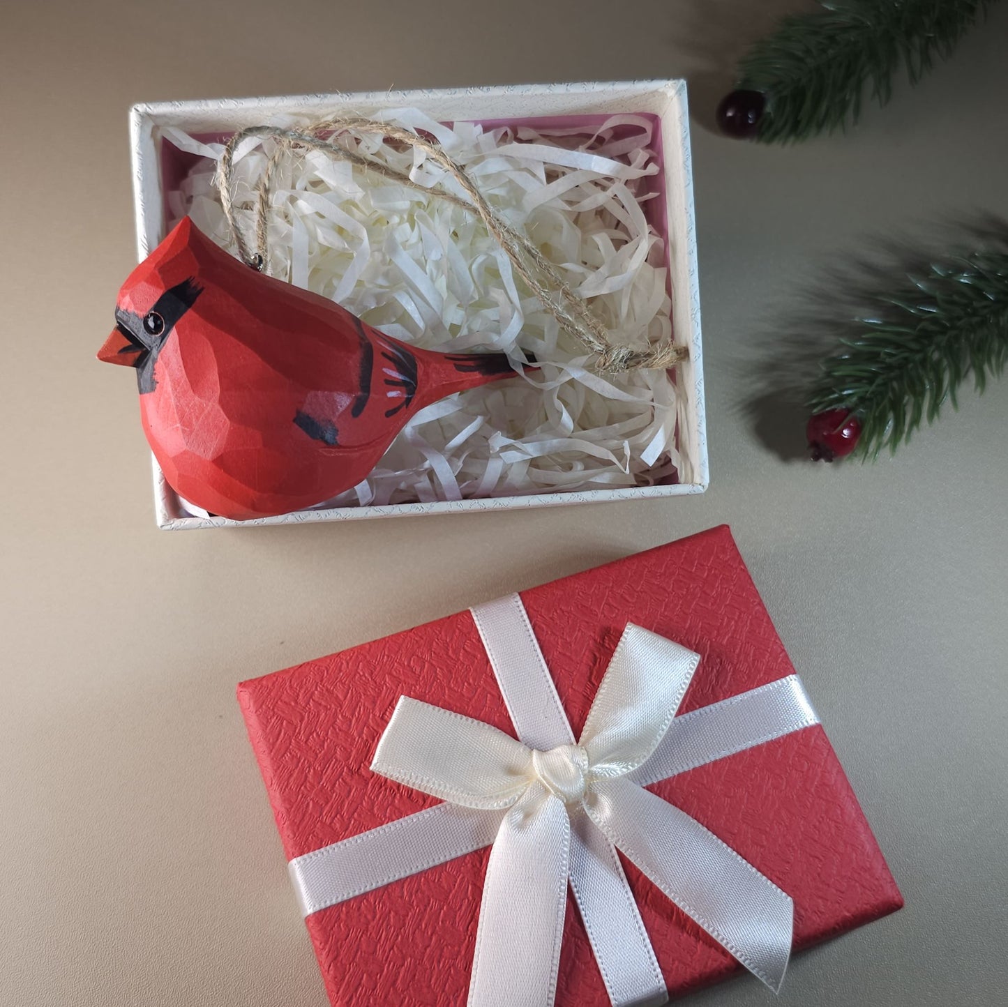 Bird Hanging Ornaments With Gift Box Set