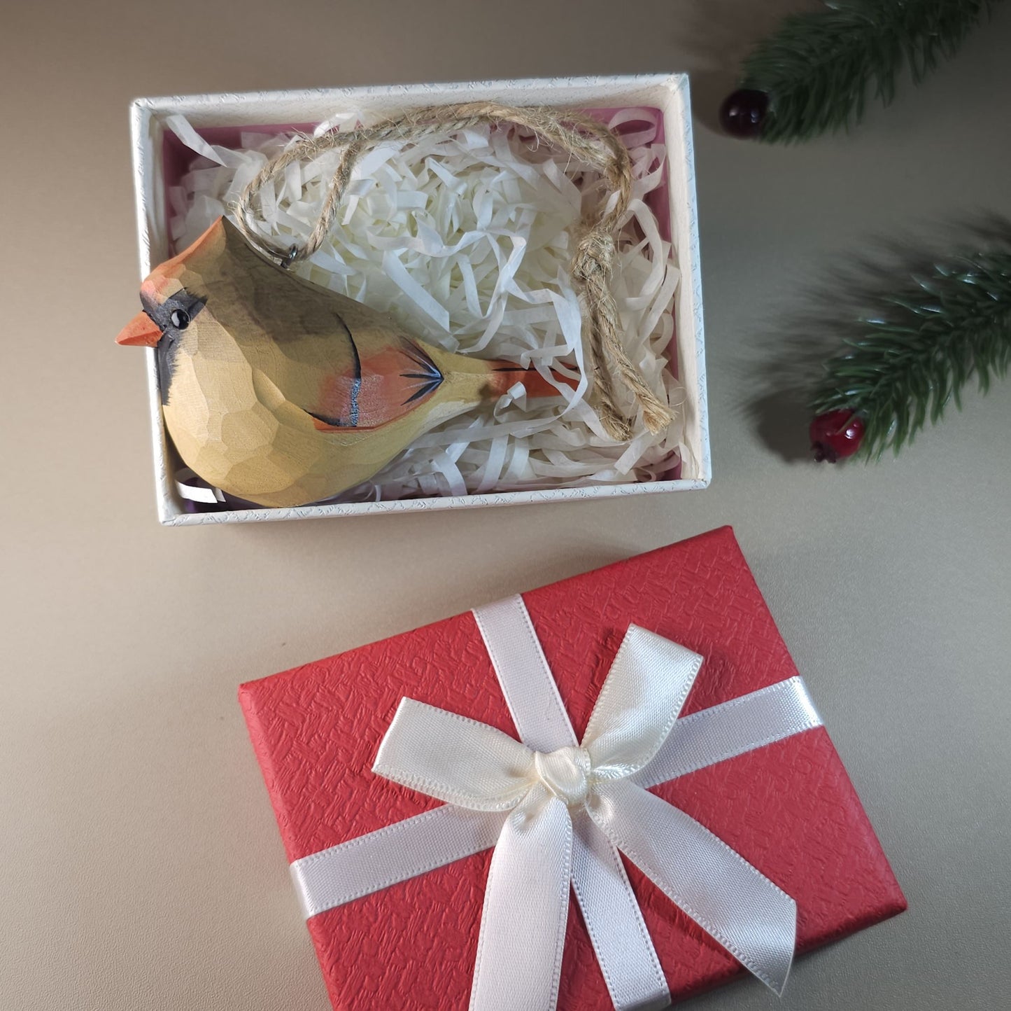 Bird Hanging Ornaments With Gift Box Set