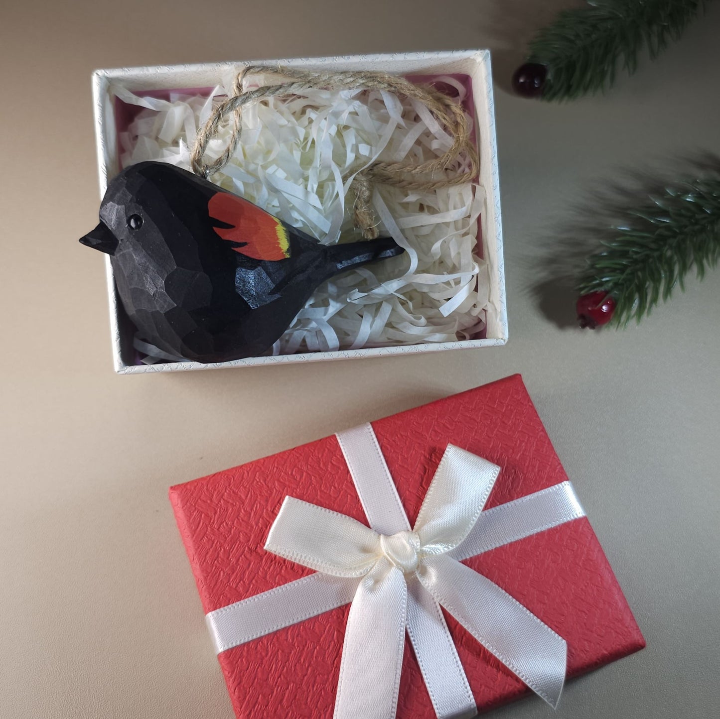 Bird Hanging Ornaments With Gift Box Set